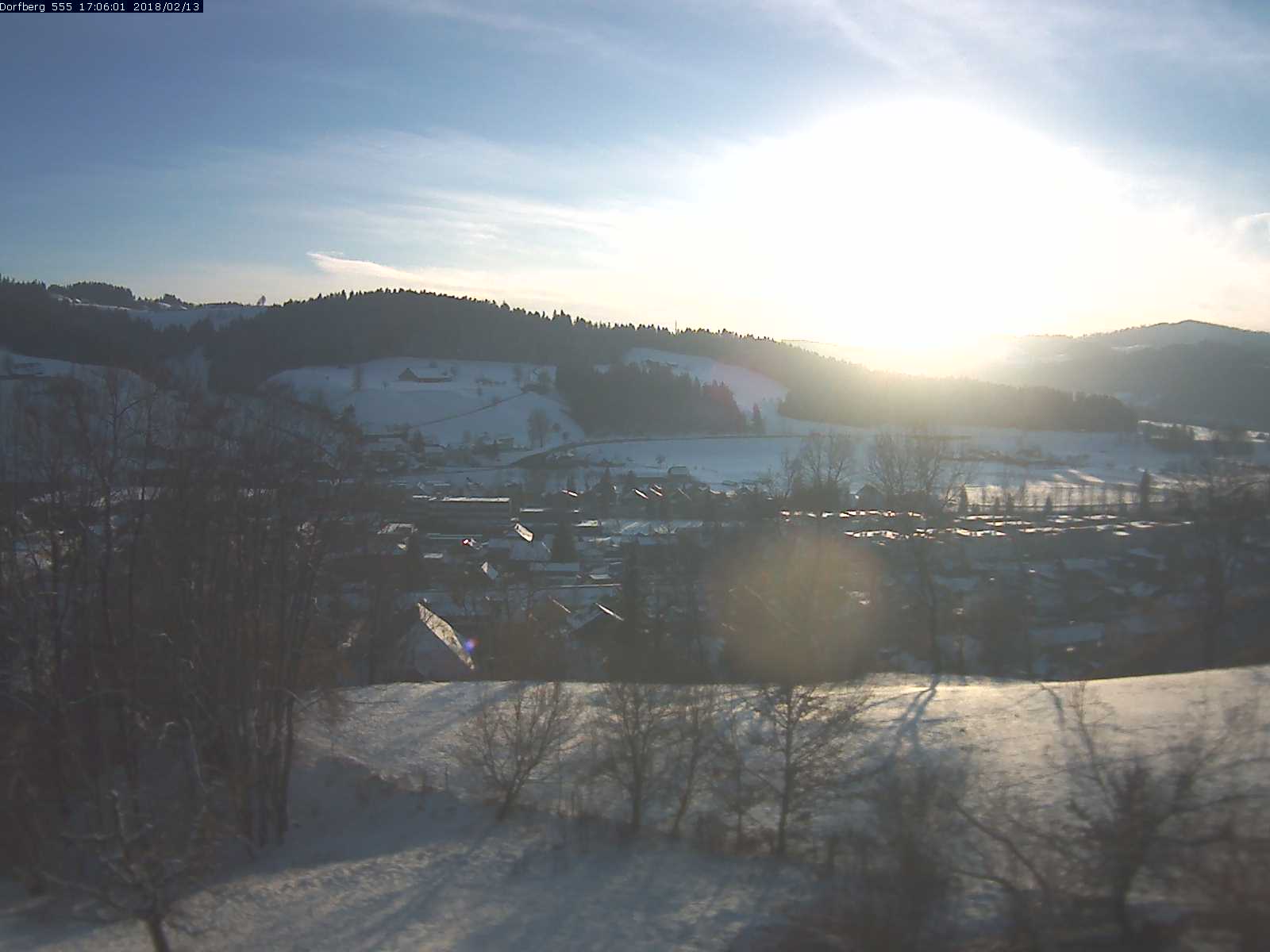 Webcam-Bild: Aussicht vom Dorfberg in Langnau 20180213-170601