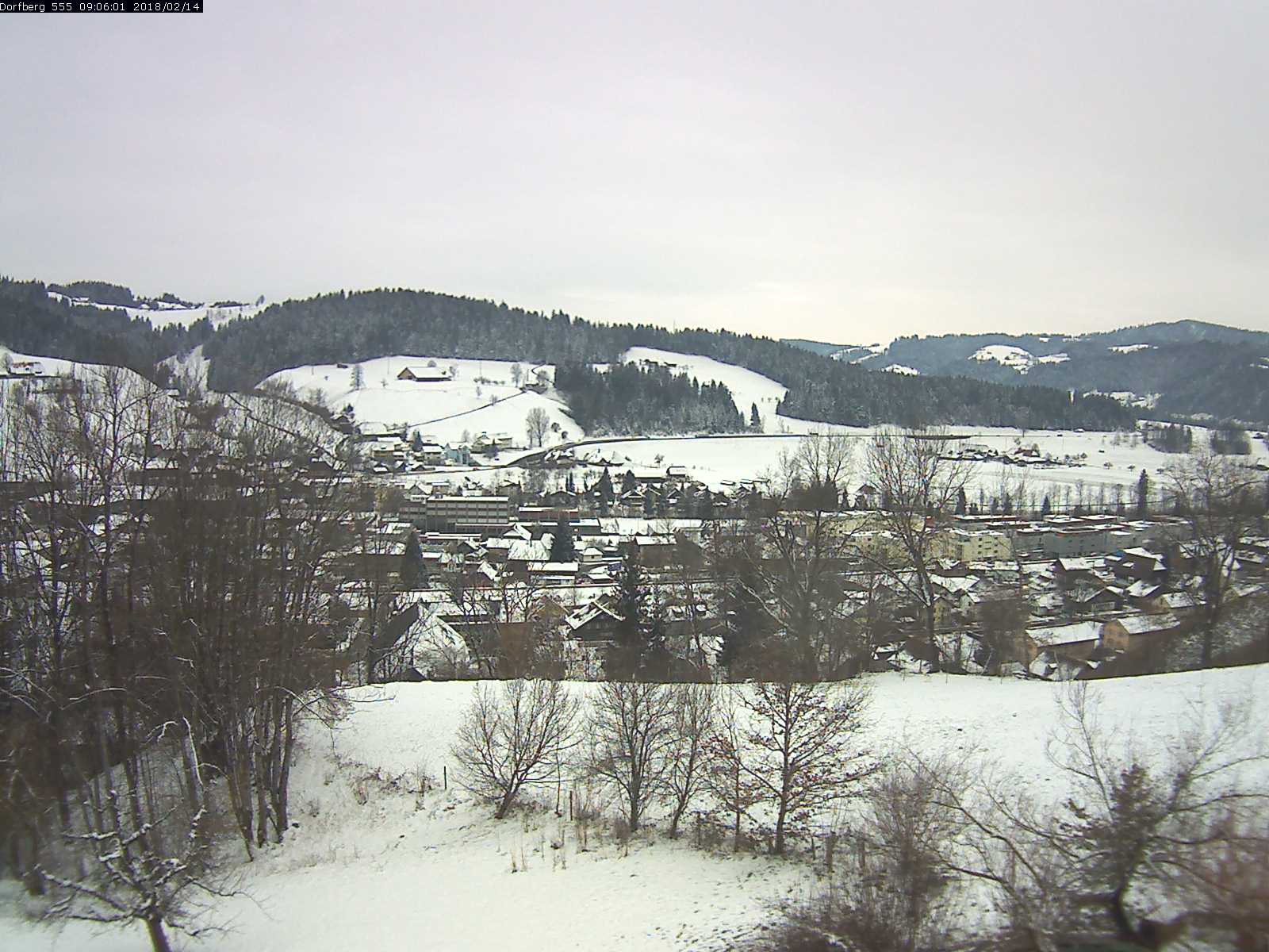 Webcam-Bild: Aussicht vom Dorfberg in Langnau 20180214-090601