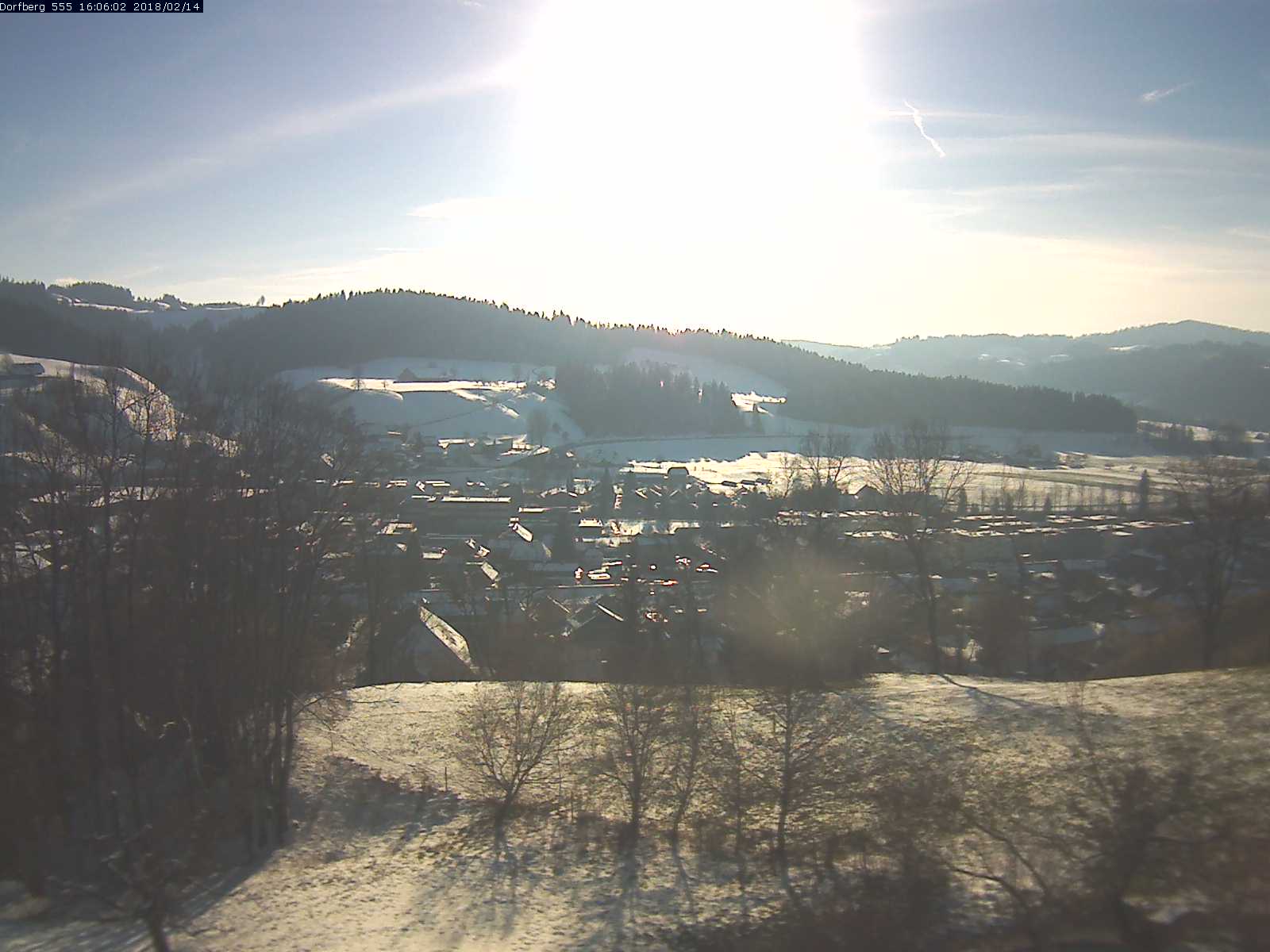 Webcam-Bild: Aussicht vom Dorfberg in Langnau 20180214-160601