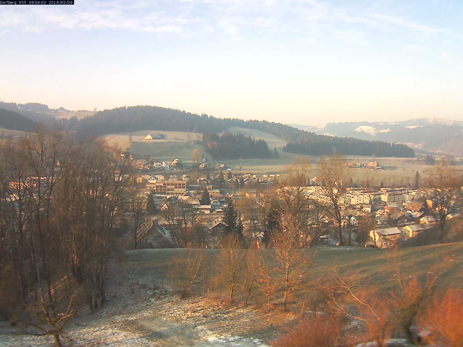 Webcam-Bild: Aussicht vom Dorfberg in Langnau 20180228-080601
