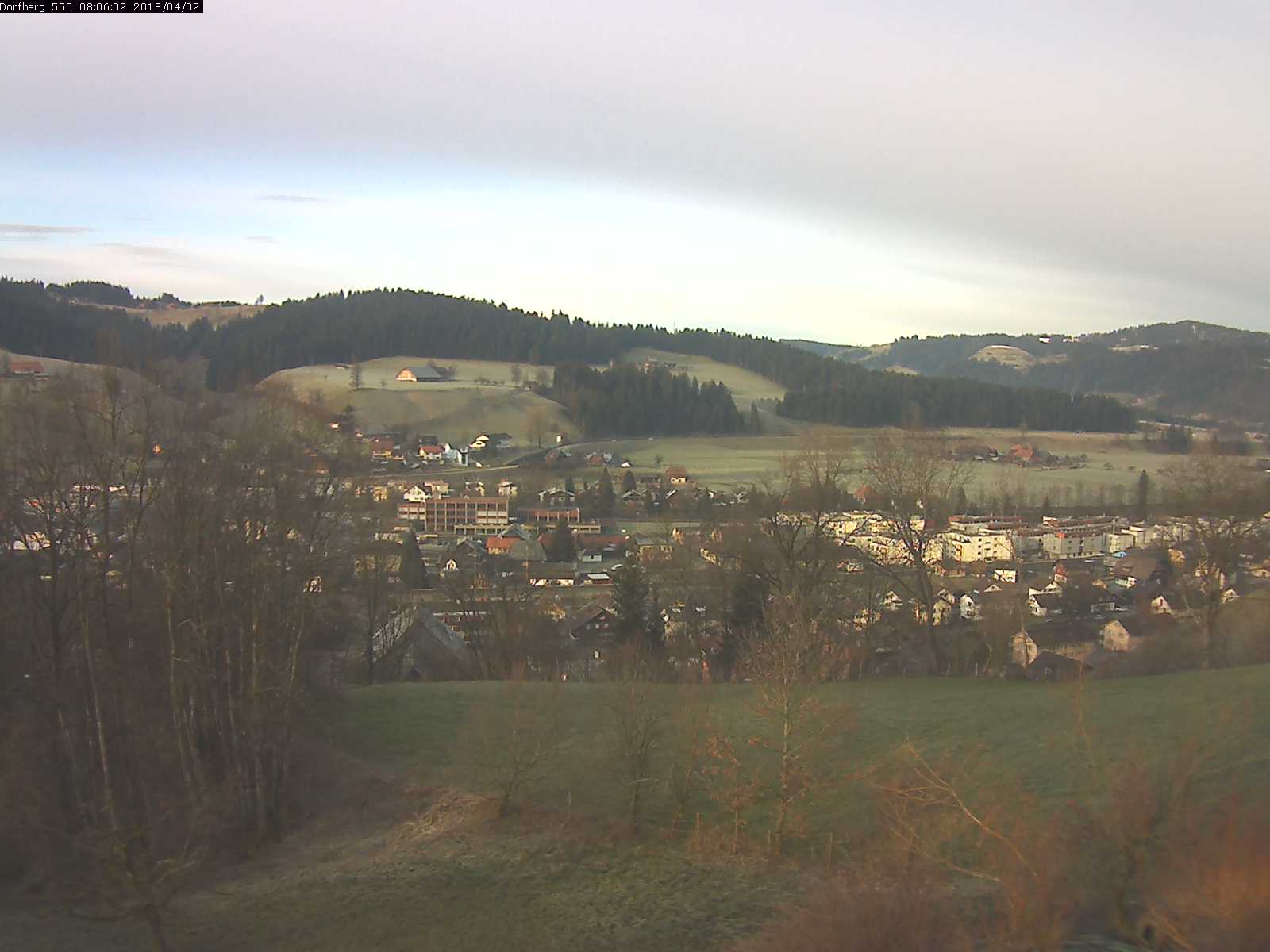 Webcam-Bild: Aussicht vom Dorfberg in Langnau 20180402-080601