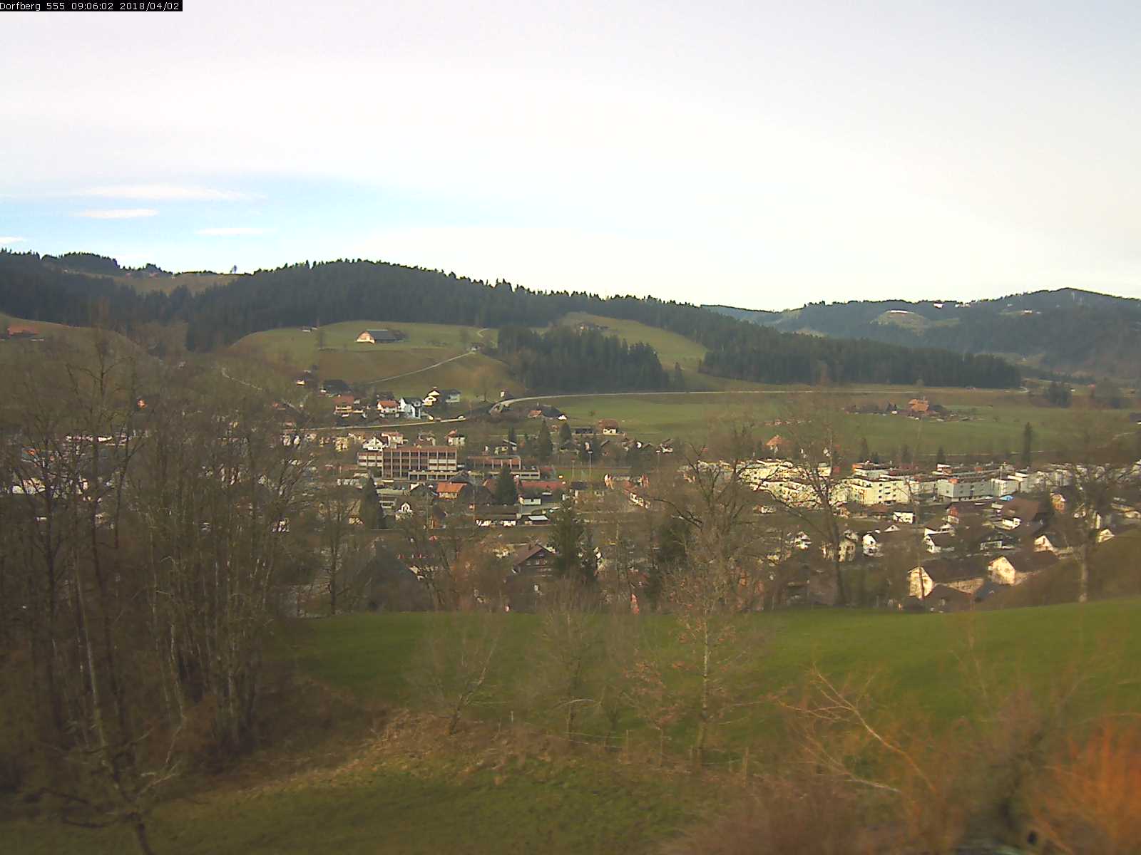 Webcam-Bild: Aussicht vom Dorfberg in Langnau 20180402-090601