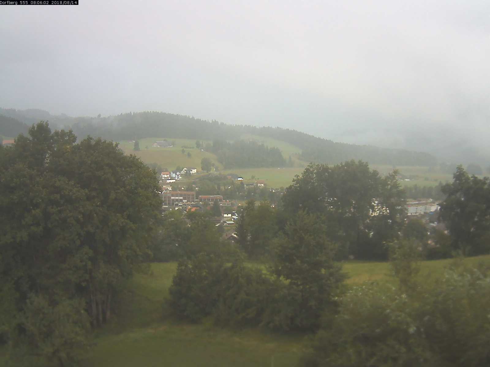 Webcam-Bild: Aussicht vom Dorfberg in Langnau 20180814-080601
