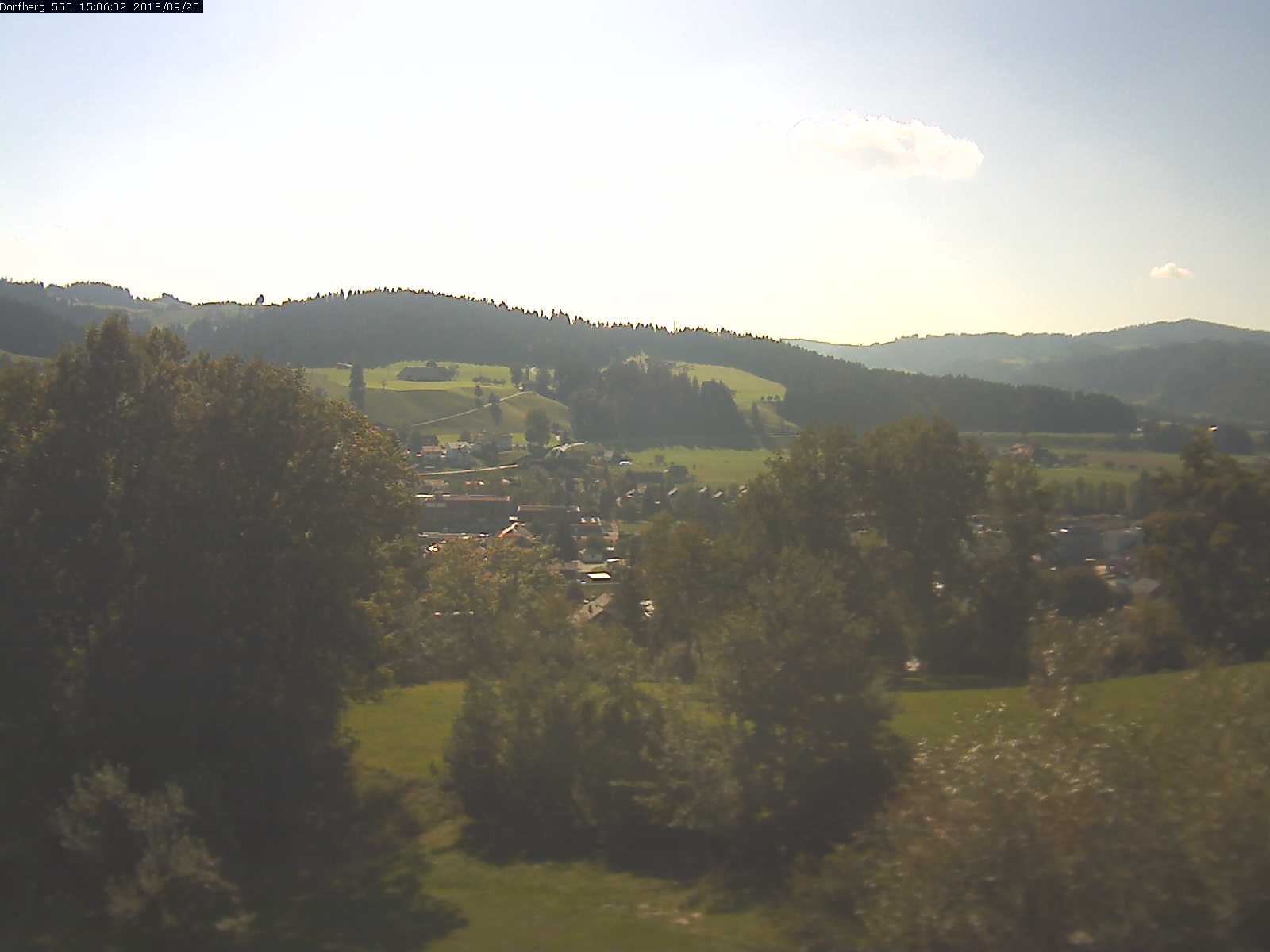 Webcam-Bild: Aussicht vom Dorfberg in Langnau 20180920-150601