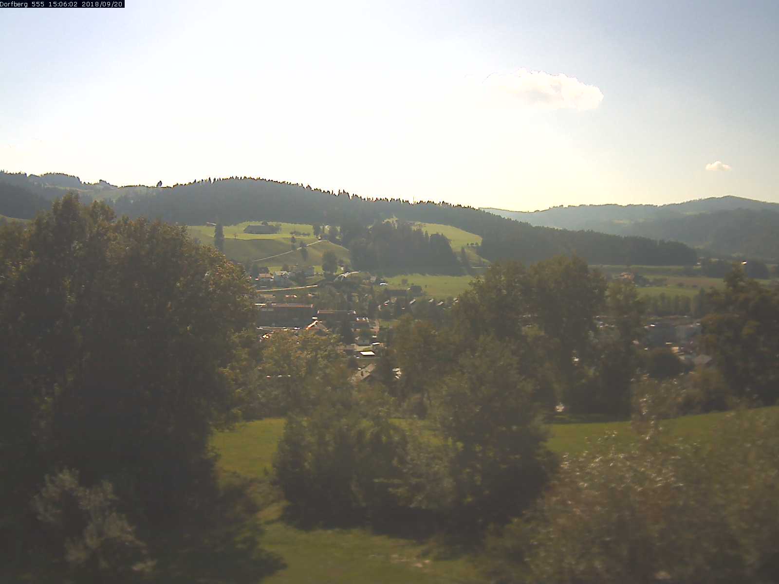 Webcam-Bild: Aussicht vom Dorfberg in Langnau 20180920-150601