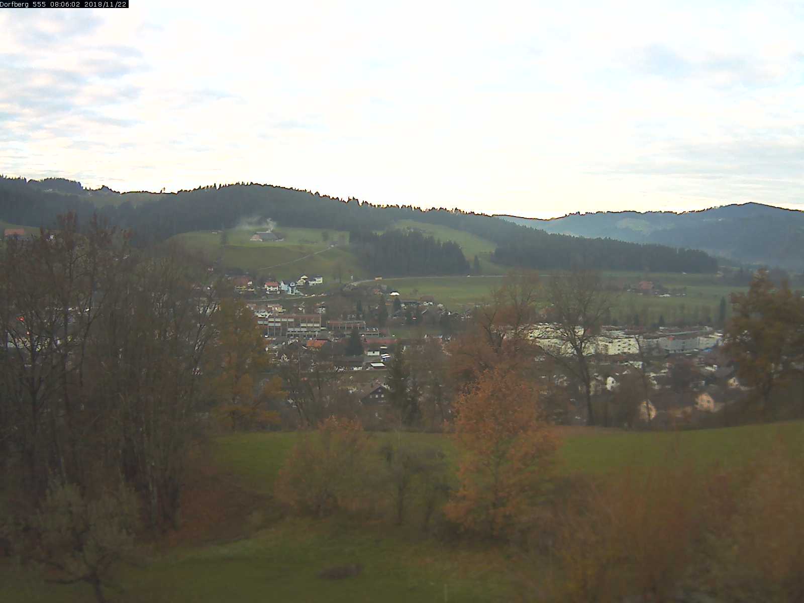 Webcam-Bild: Aussicht vom Dorfberg in Langnau 20181122-080601