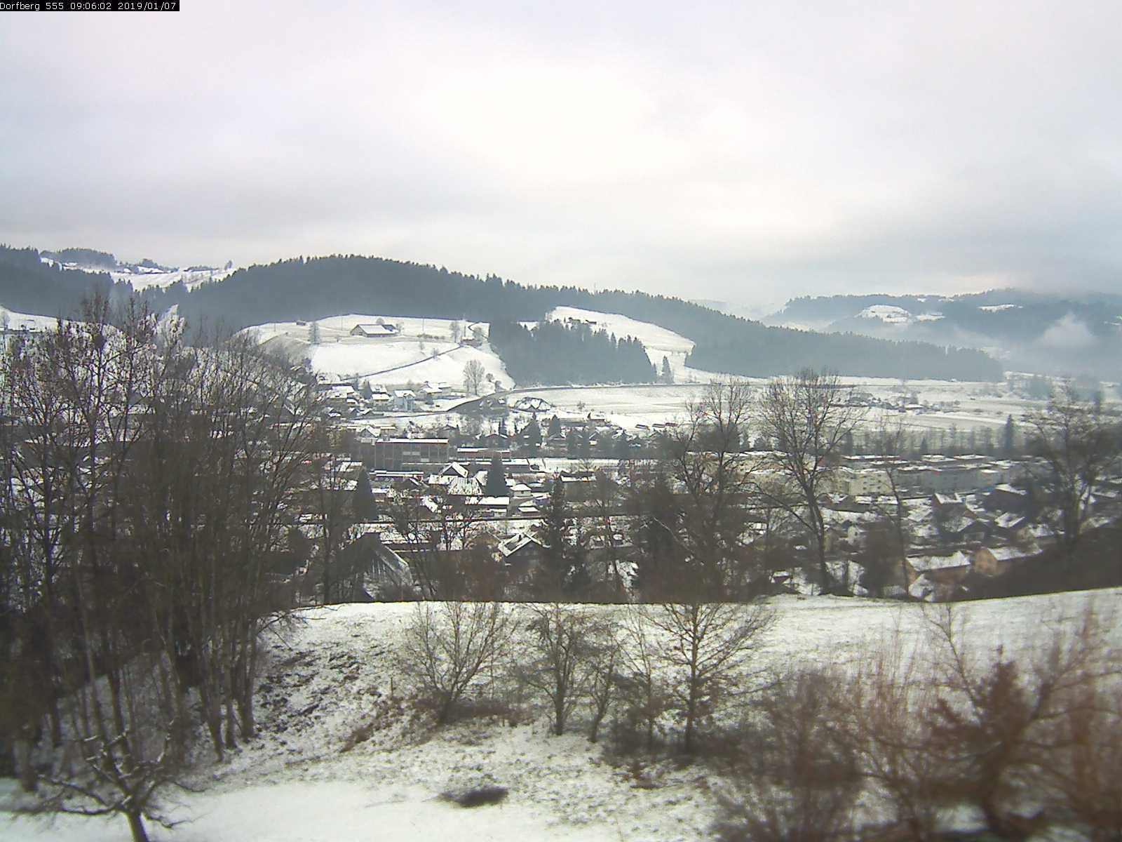 Webcam-Bild: Aussicht vom Dorfberg in Langnau 20190107-090601