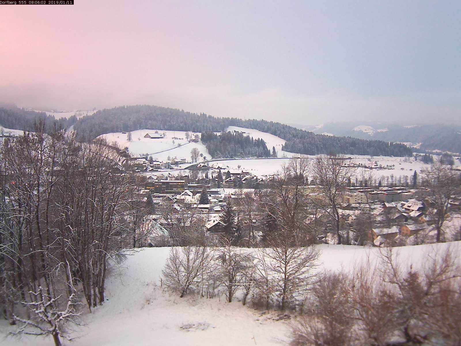 Webcam-Bild: Aussicht vom Dorfberg in Langnau 20190111-080601