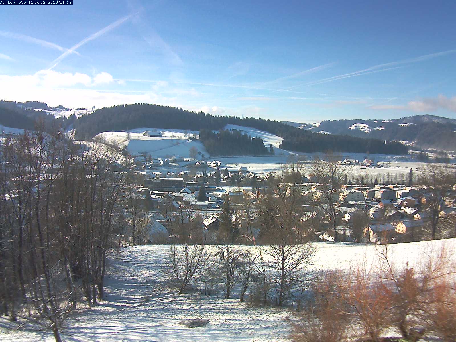 Webcam-Bild: Aussicht vom Dorfberg in Langnau 20190118-110601