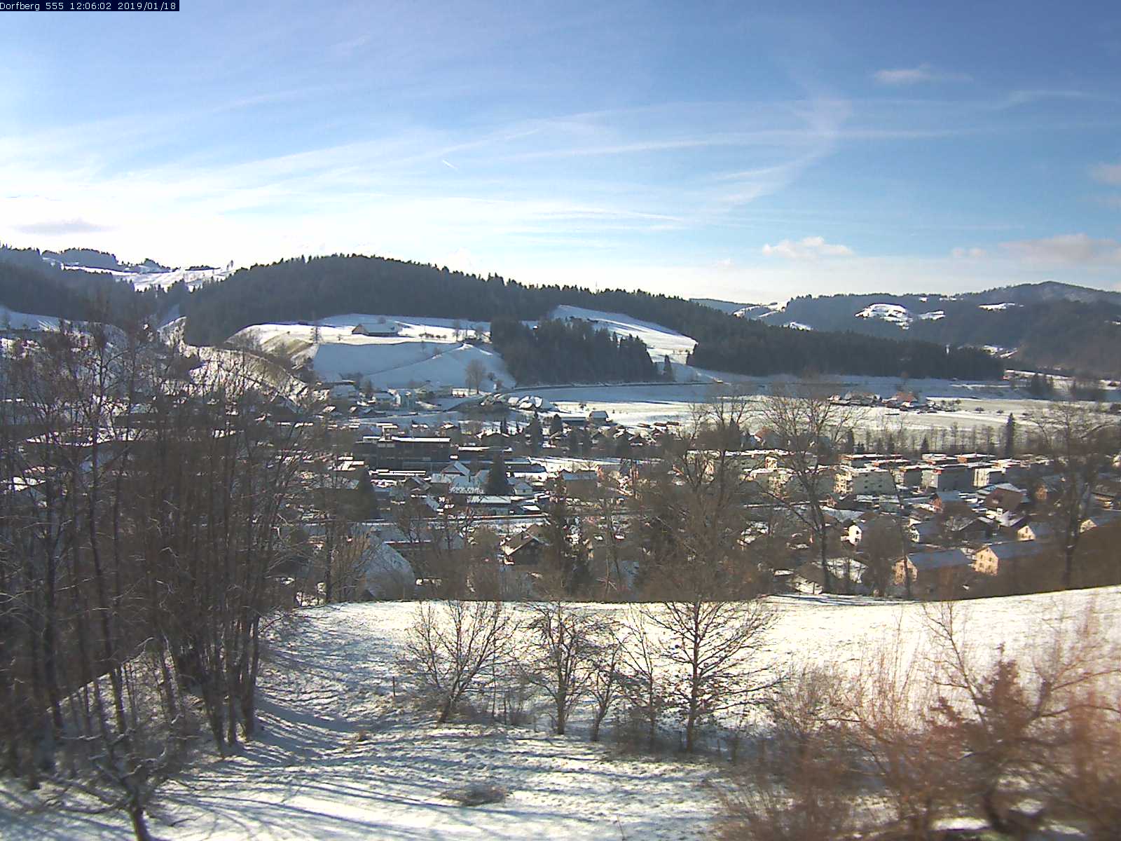 Webcam-Bild: Aussicht vom Dorfberg in Langnau 20190118-120601