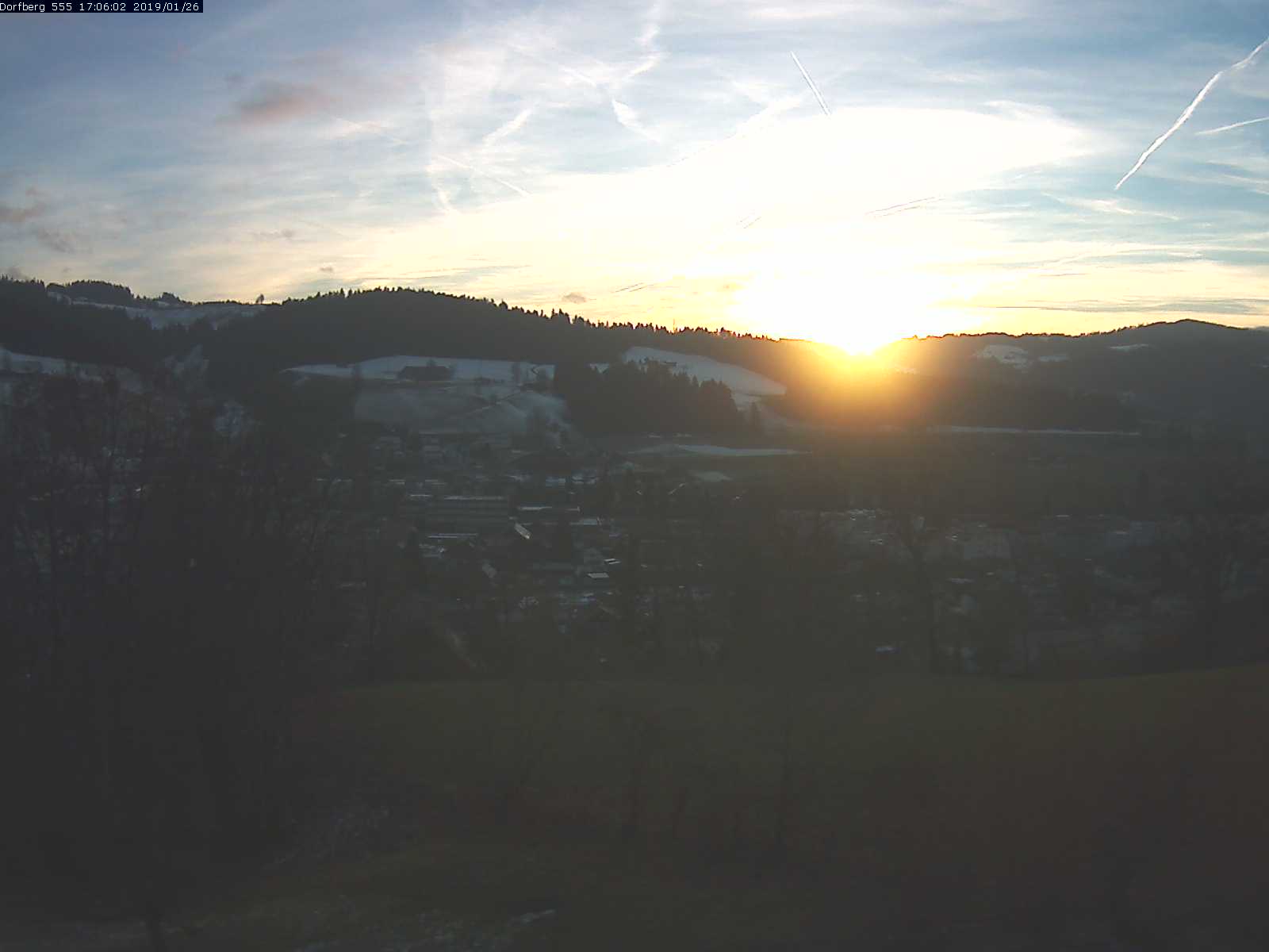 Webcam-Bild: Aussicht vom Dorfberg in Langnau 20190126-170601