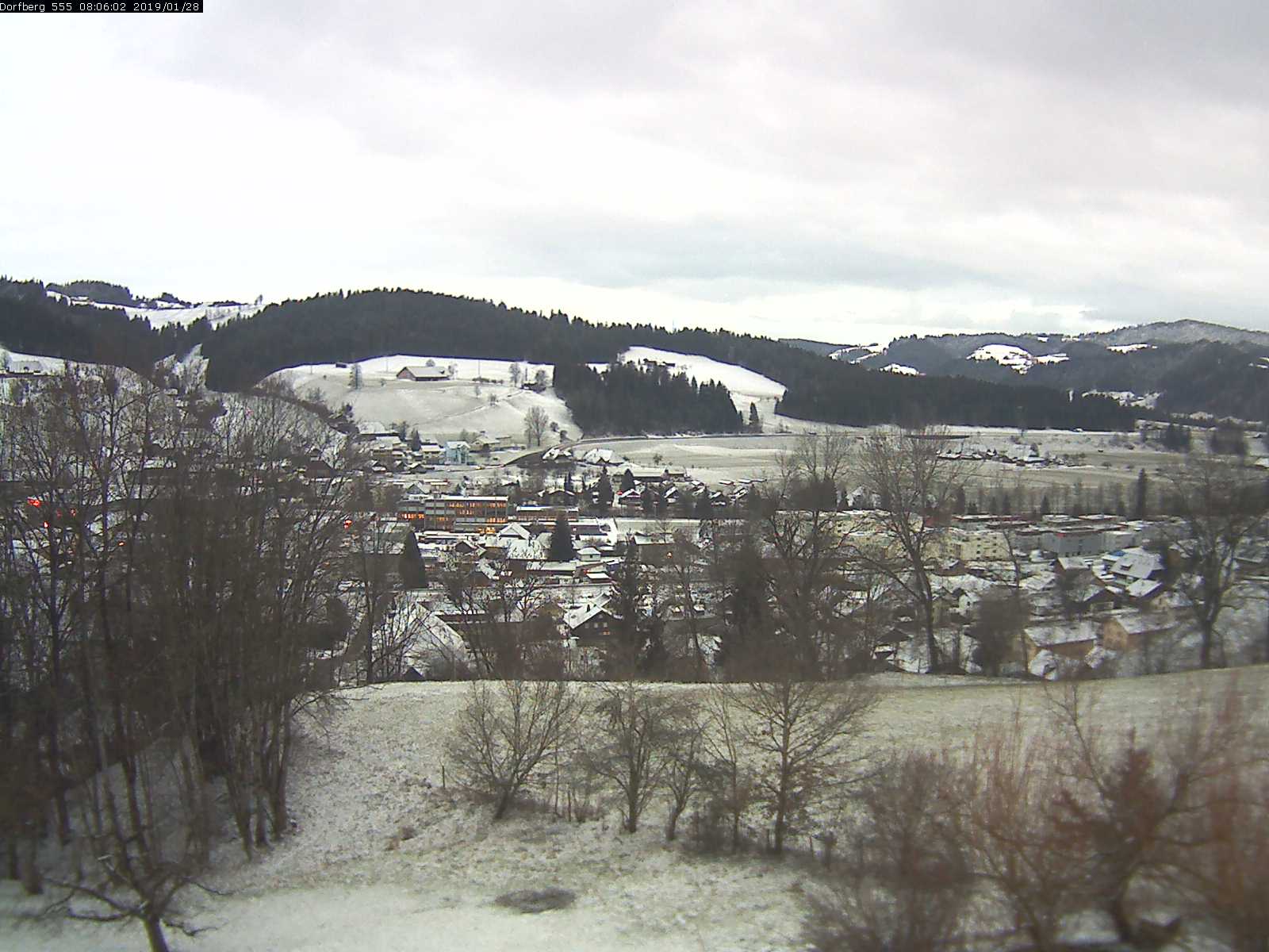 Webcam-Bild: Aussicht vom Dorfberg in Langnau 20190128-080601