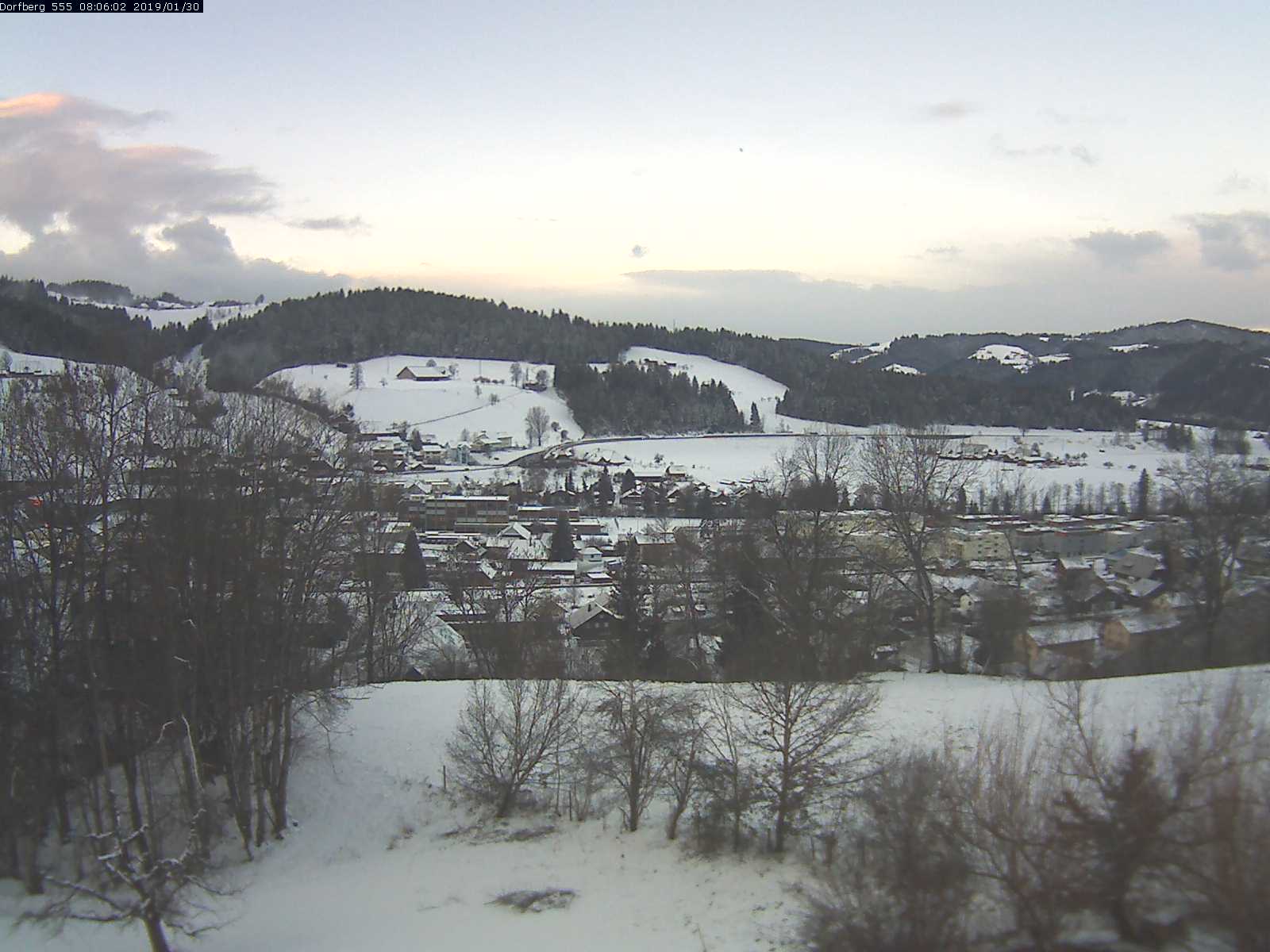 Webcam-Bild: Aussicht vom Dorfberg in Langnau 20190130-080601