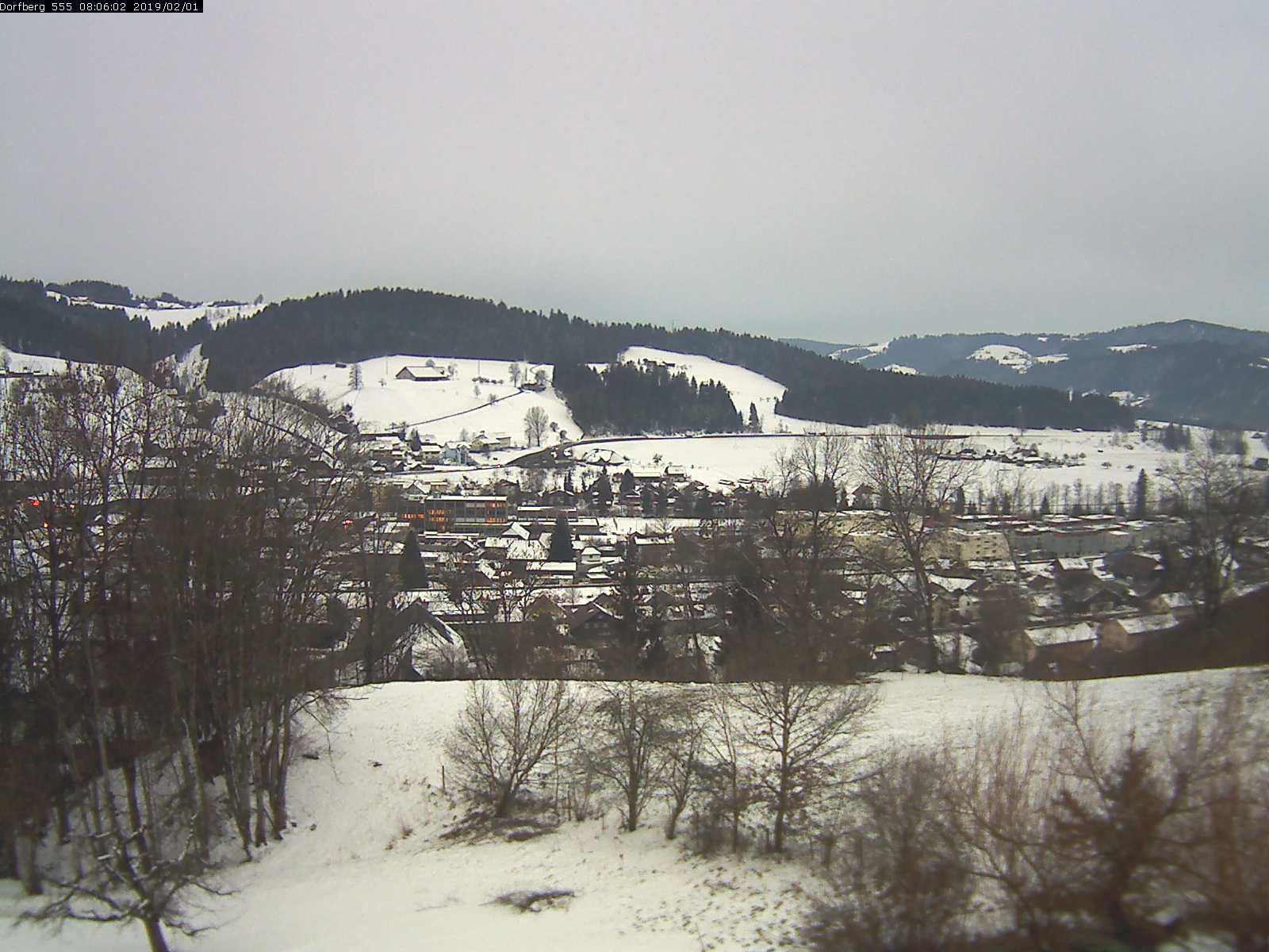 Webcam-Bild: Aussicht vom Dorfberg in Langnau 20190201-080601