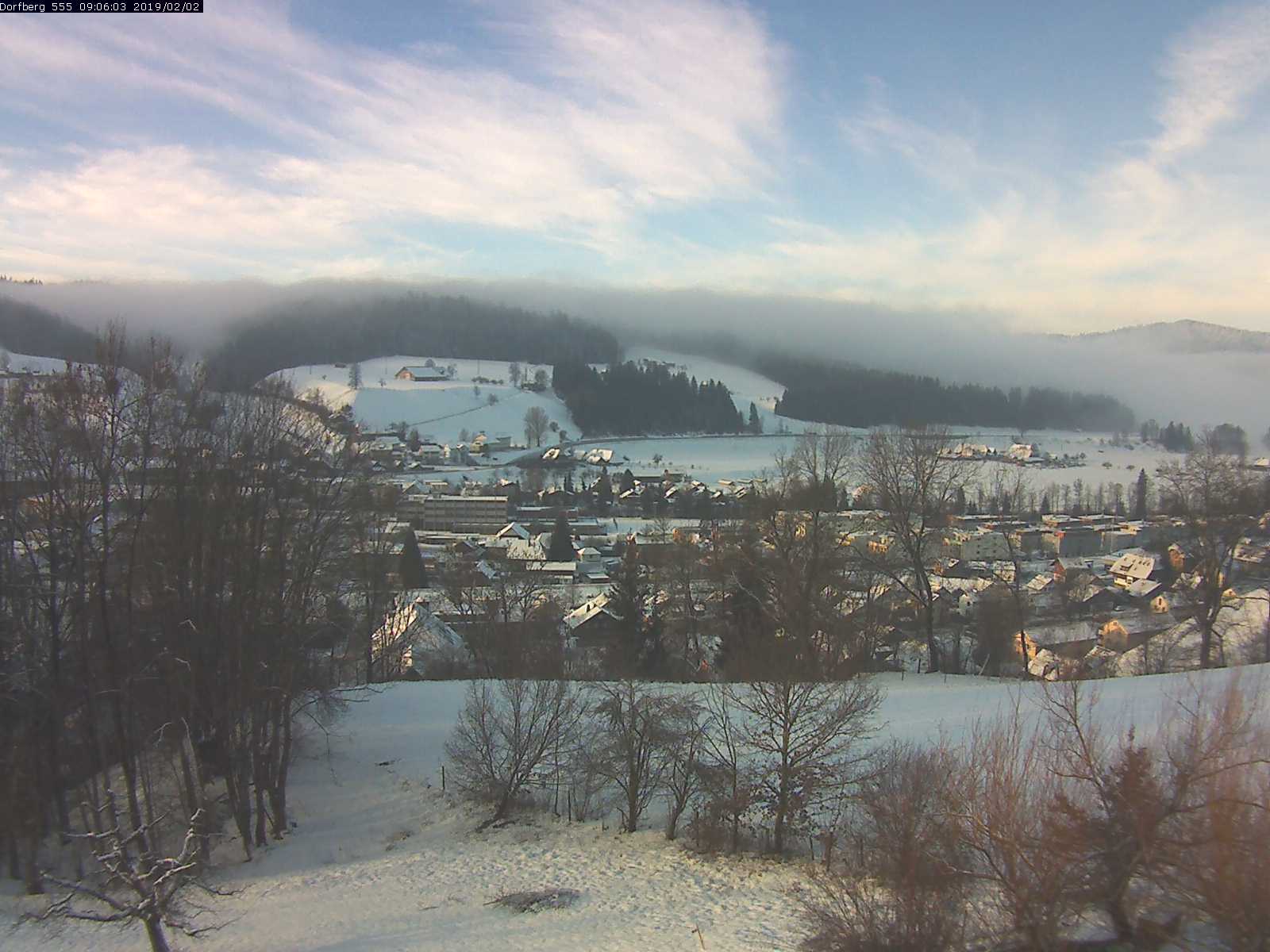 Webcam-Bild: Aussicht vom Dorfberg in Langnau 20190202-090601