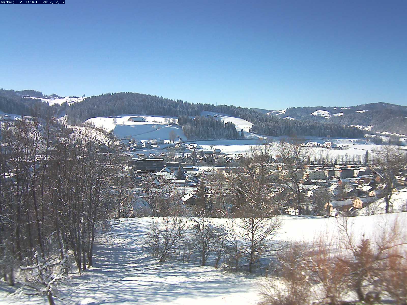 Webcam-Bild: Aussicht vom Dorfberg in Langnau 20190205-110602