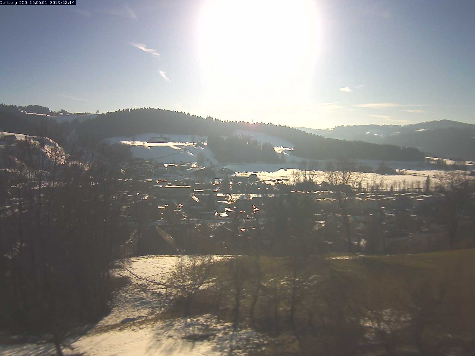 Webcam-Bild: Aussicht vom Dorfberg in Langnau 20190214-160601