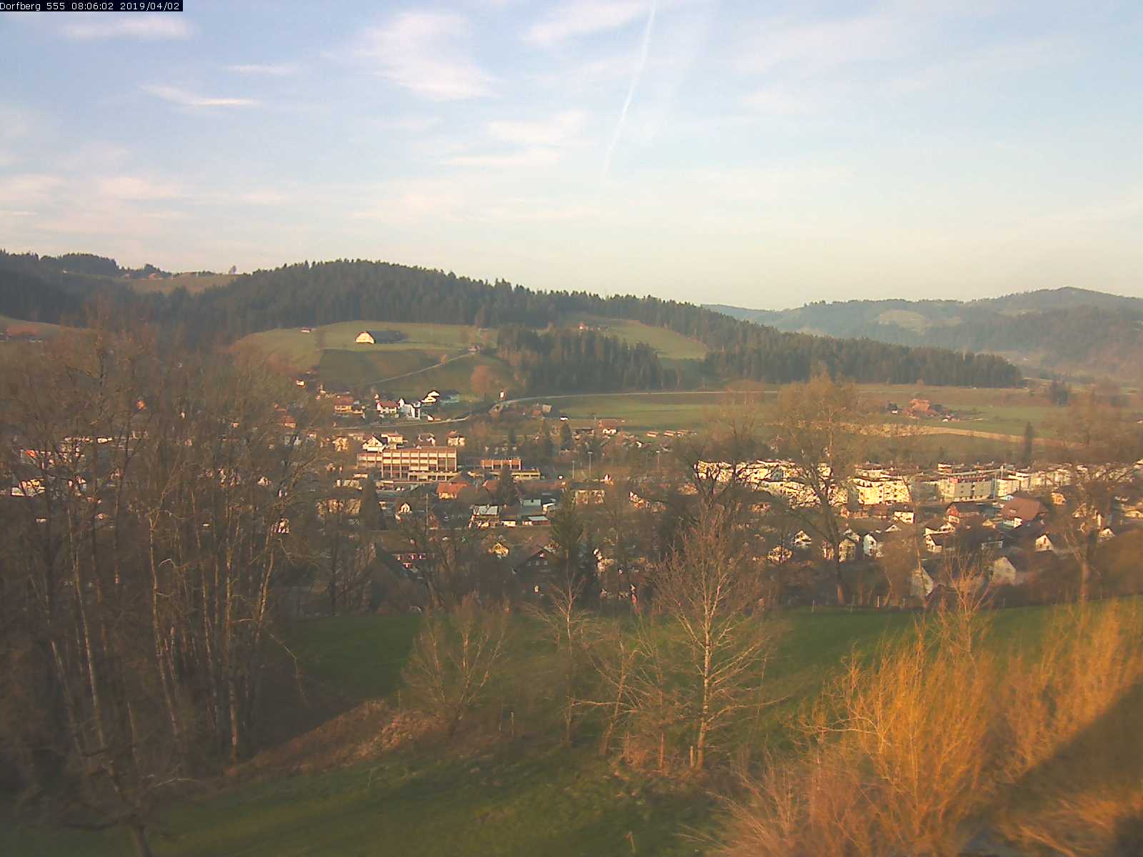 Webcam-Bild: Aussicht vom Dorfberg in Langnau 20190402-080601