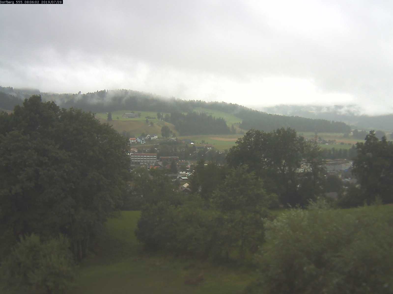 Webcam-Bild: Aussicht vom Dorfberg in Langnau 20190728-080601