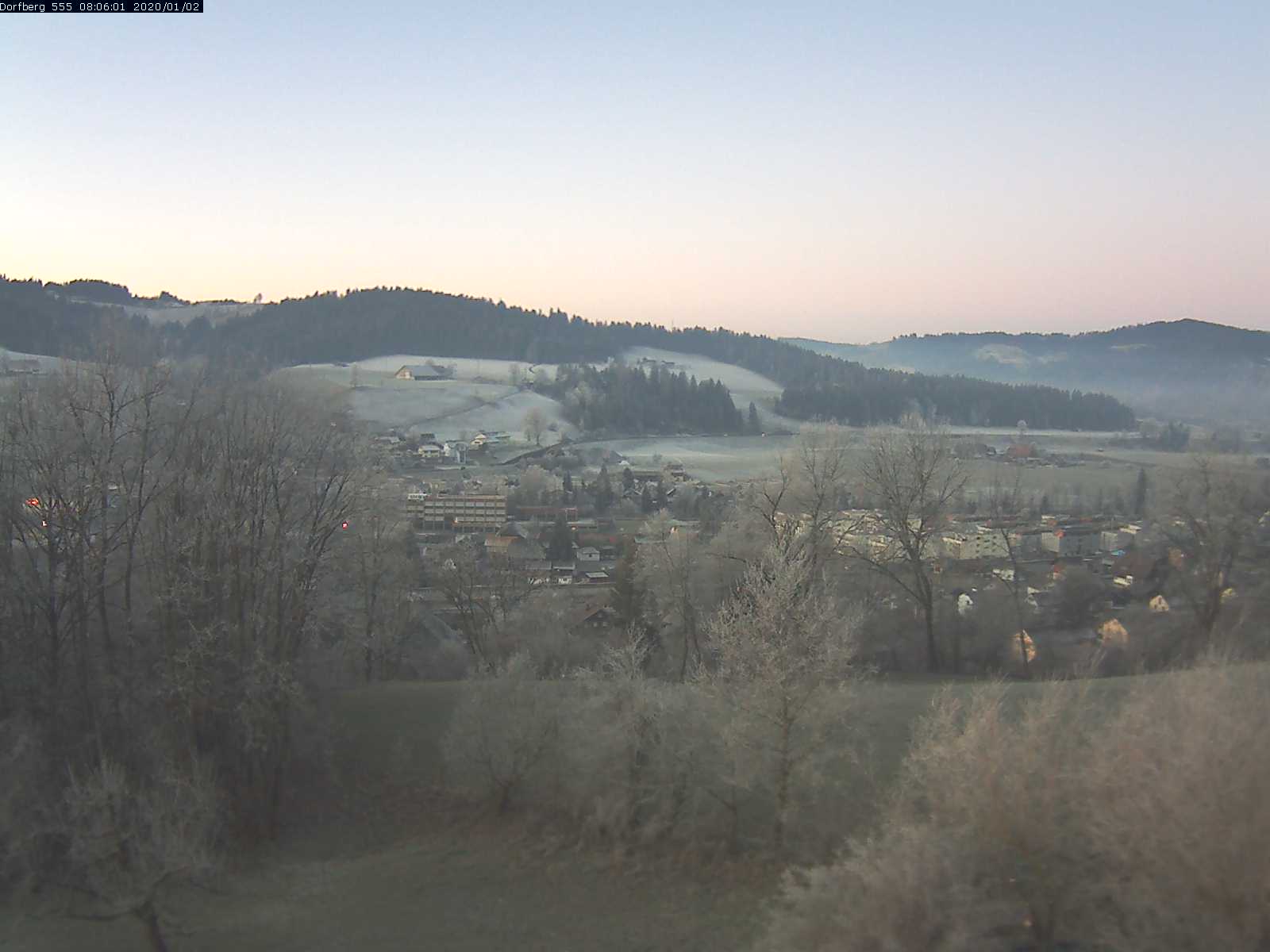 Webcam-Bild: Aussicht vom Dorfberg in Langnau 20200102-080601