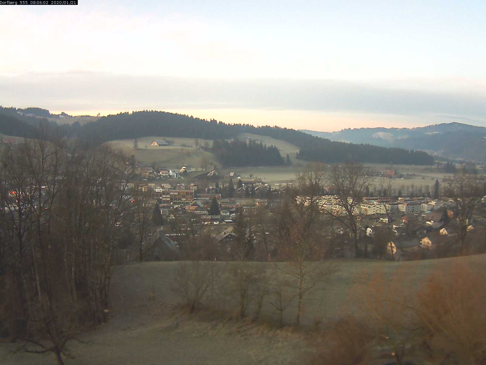 Webcam-Bild: Aussicht vom Dorfberg in Langnau 20200121-080601
