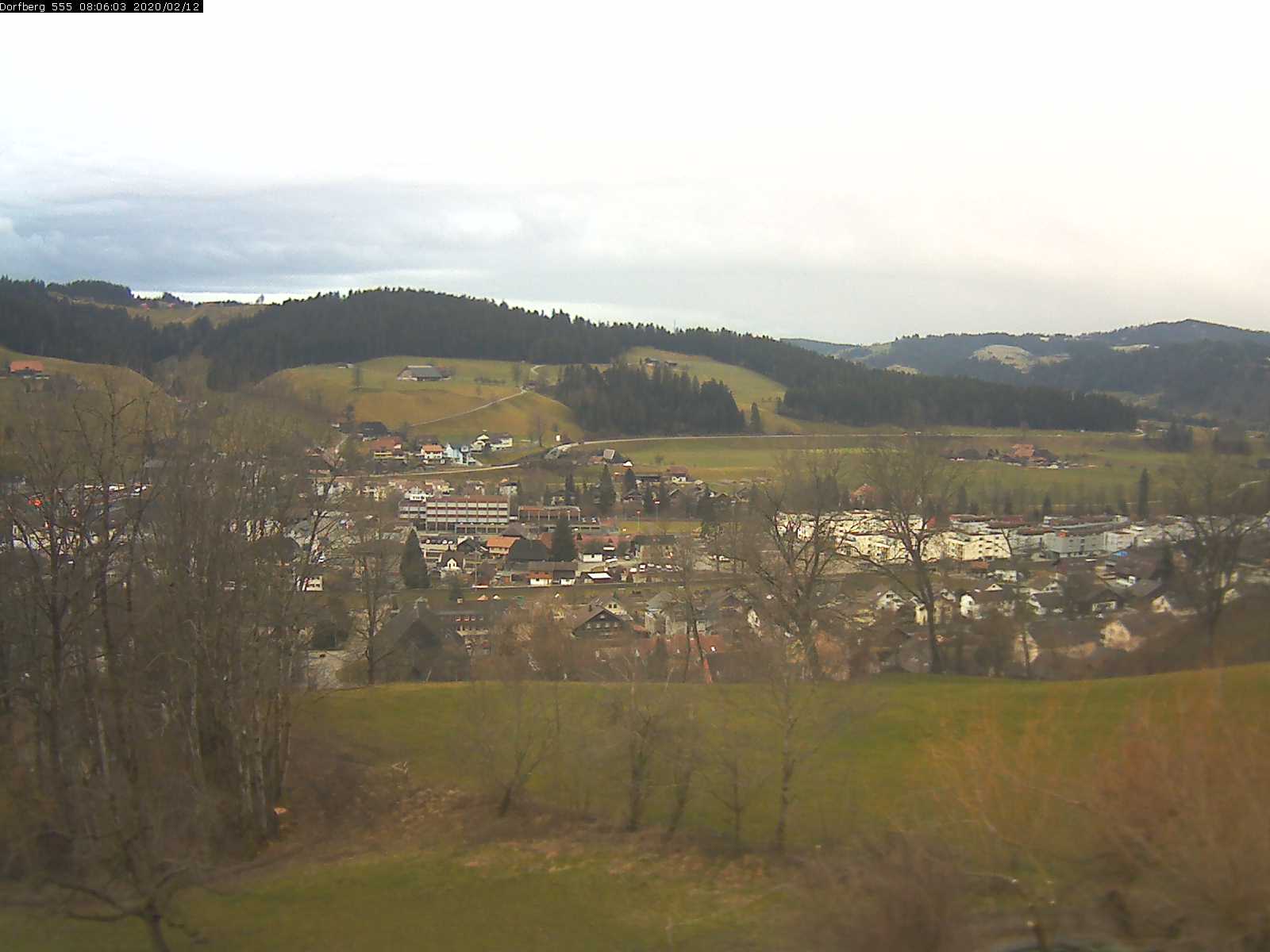 Webcam-Bild: Aussicht vom Dorfberg in Langnau 20200212-080601