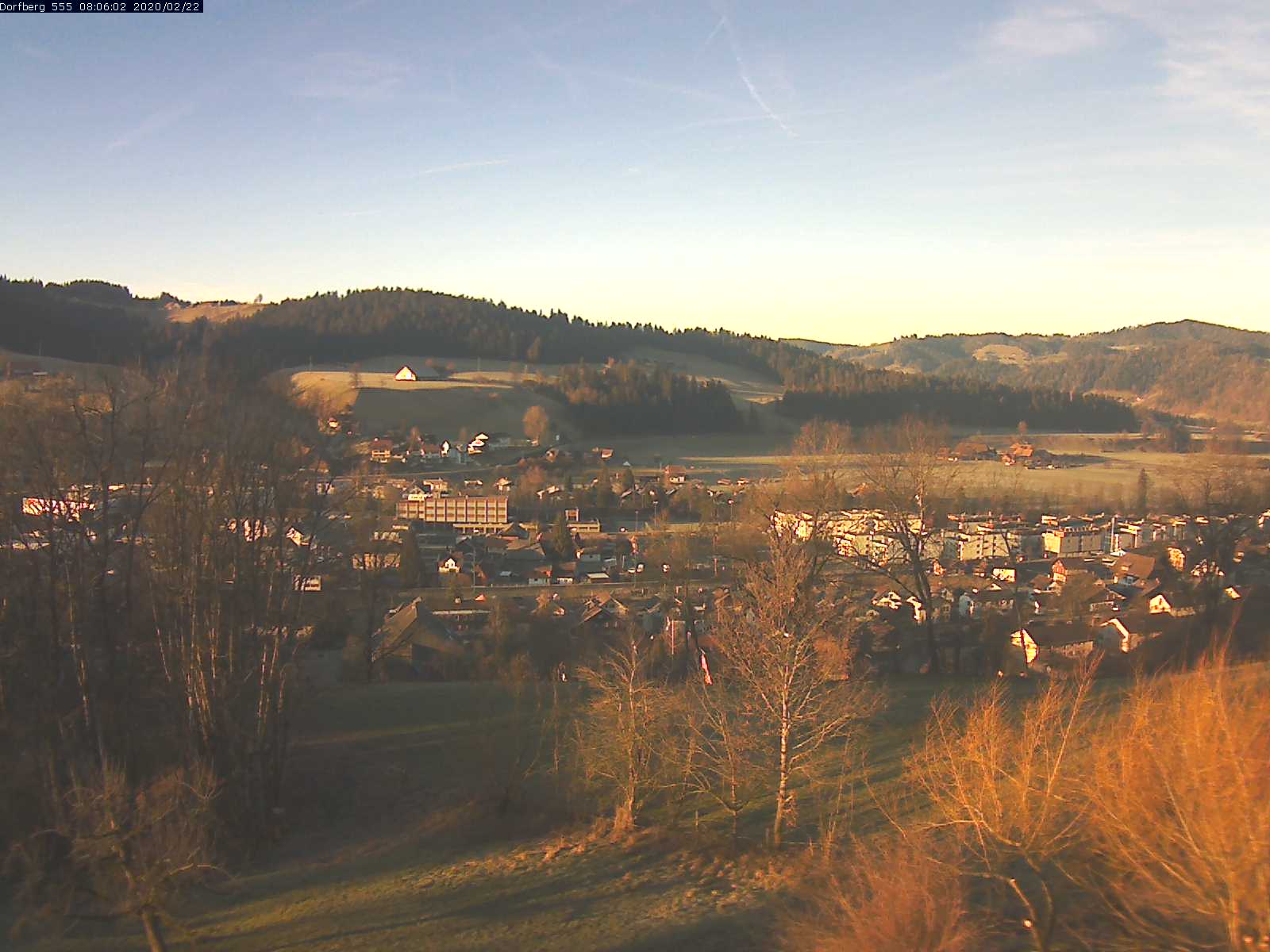 Webcam-Bild: Aussicht vom Dorfberg in Langnau 20200222-080601