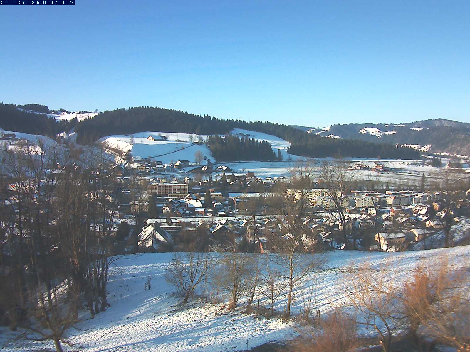 Webcam-Bild: Aussicht vom Dorfberg in Langnau 20200228-080601