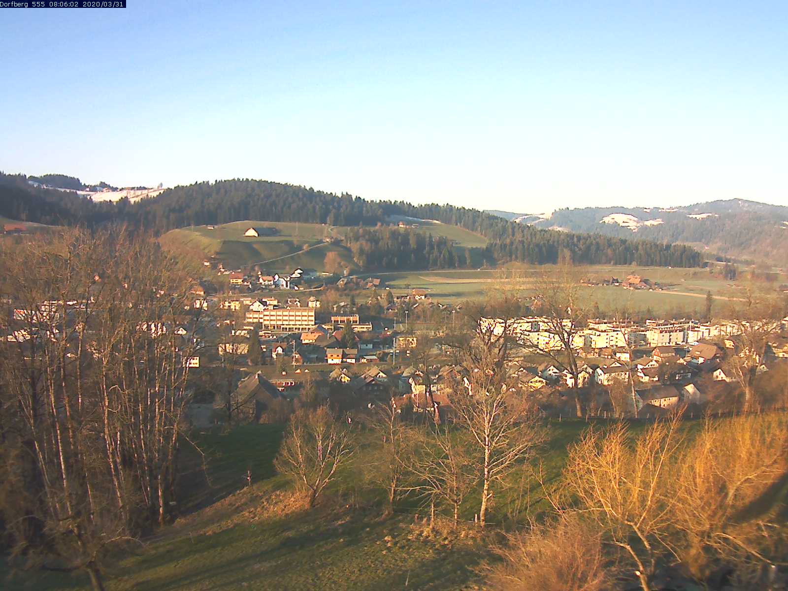 Webcam-Bild: Aussicht vom Dorfberg in Langnau 20200331-080601