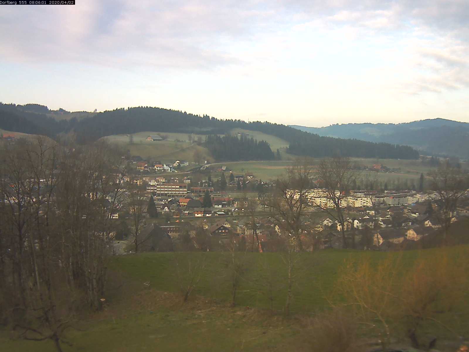 Webcam-Bild: Aussicht vom Dorfberg in Langnau 20200402-080601