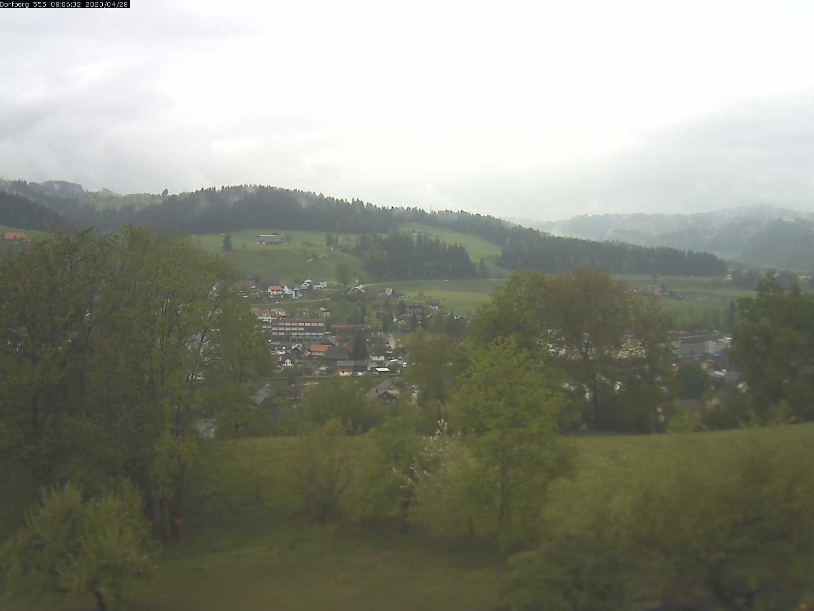Webcam-Bild: Aussicht vom Dorfberg in Langnau 20200428-080602