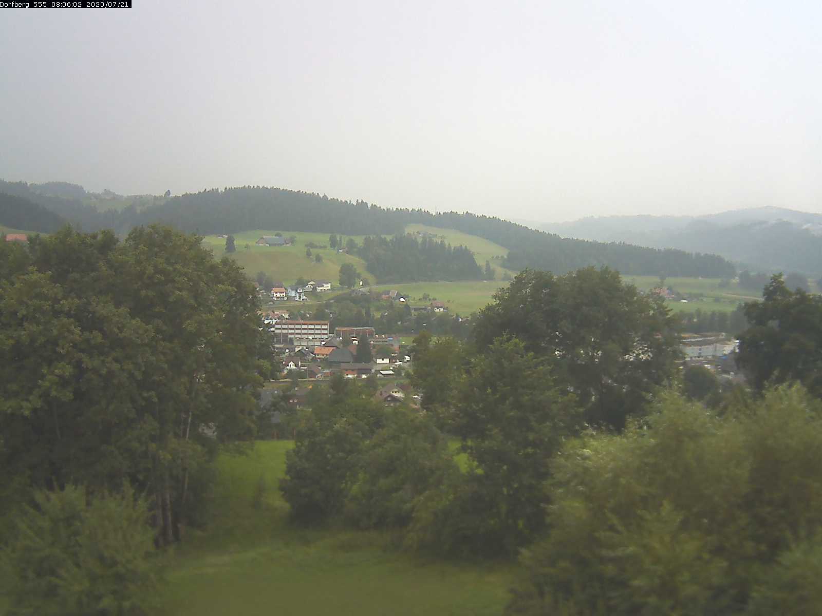 Webcam-Bild: Aussicht vom Dorfberg in Langnau 20200721-080601