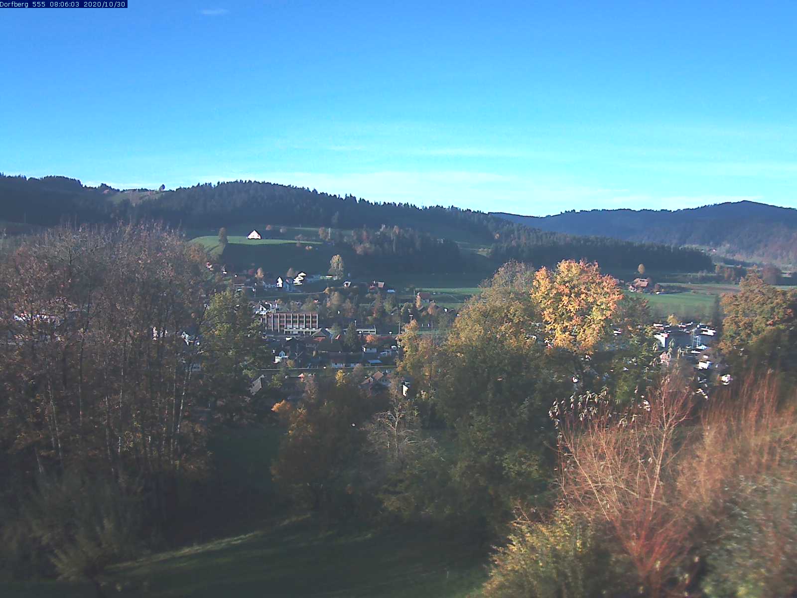 Webcam-Bild: Aussicht vom Dorfberg in Langnau 20201030-080601