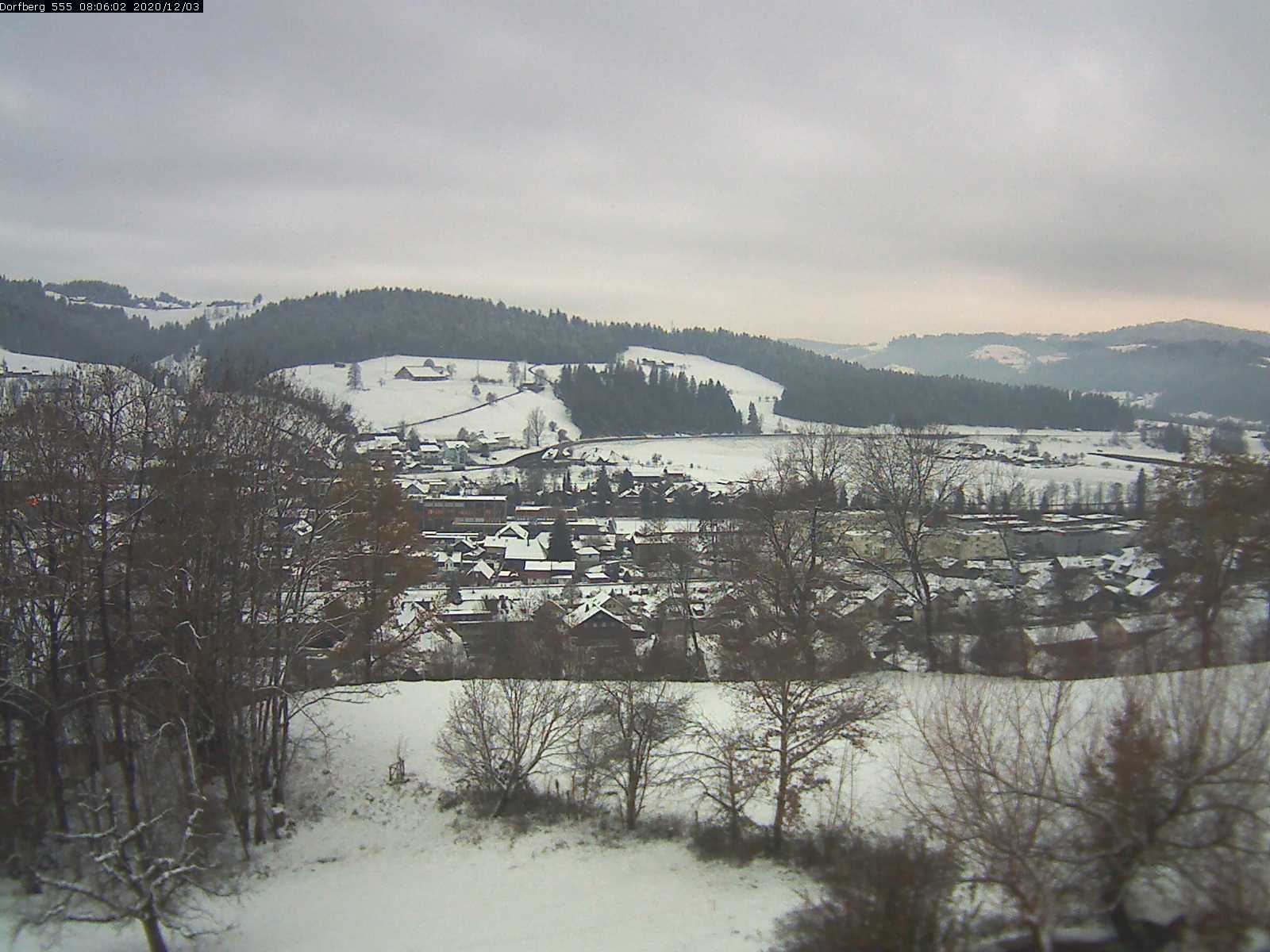 Webcam-Bild: Aussicht vom Dorfberg in Langnau 20201203-080601