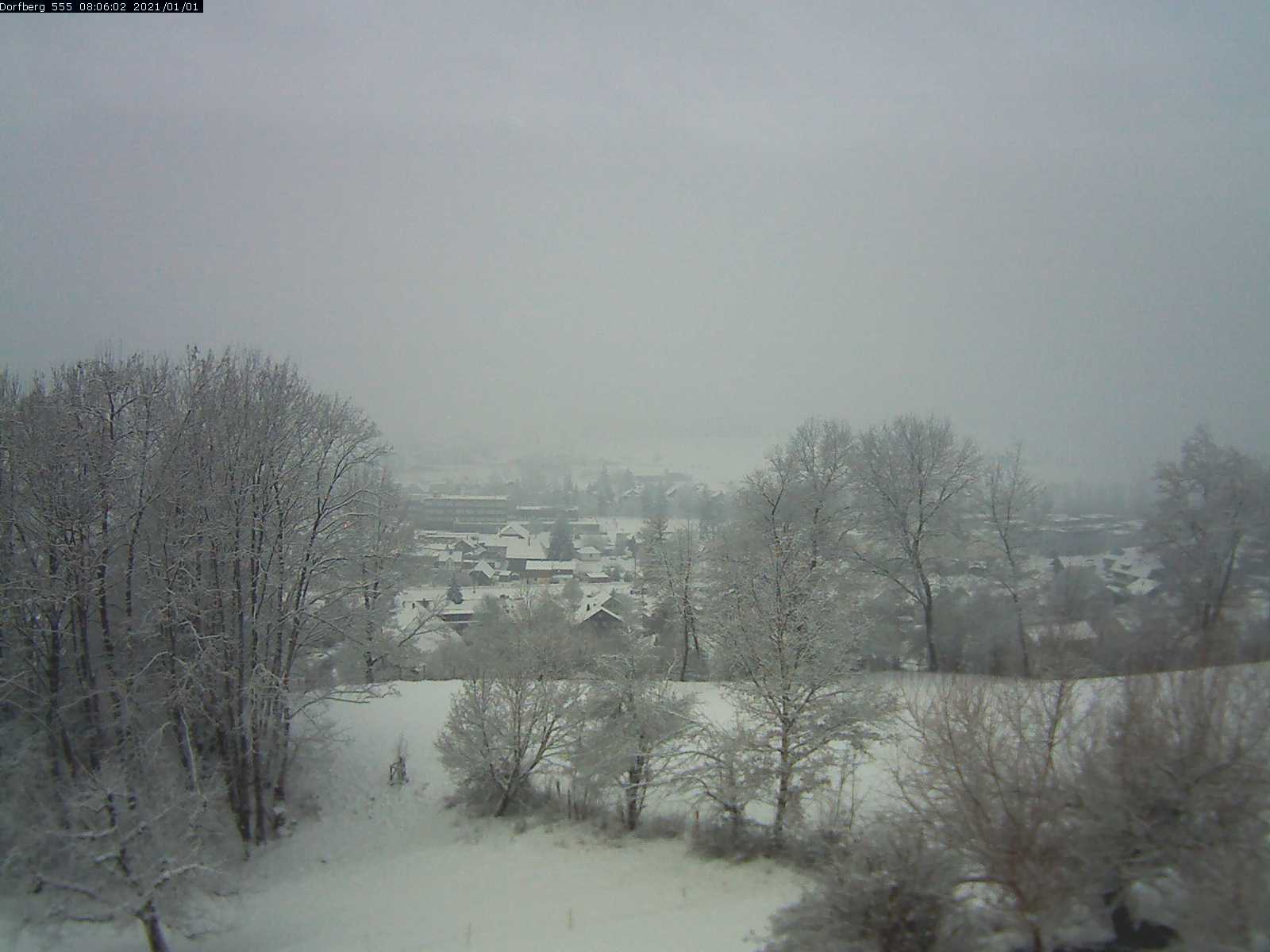 Webcam-Bild: Aussicht vom Dorfberg in Langnau 20210101-080601