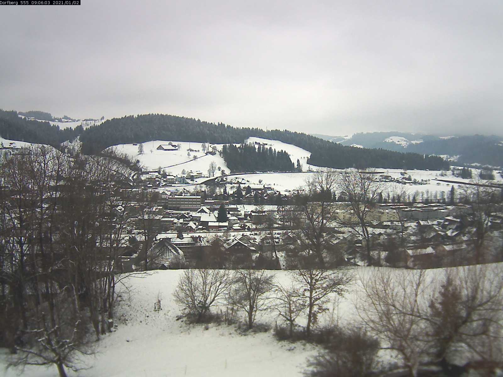Webcam-Bild: Aussicht vom Dorfberg in Langnau 20210102-090601