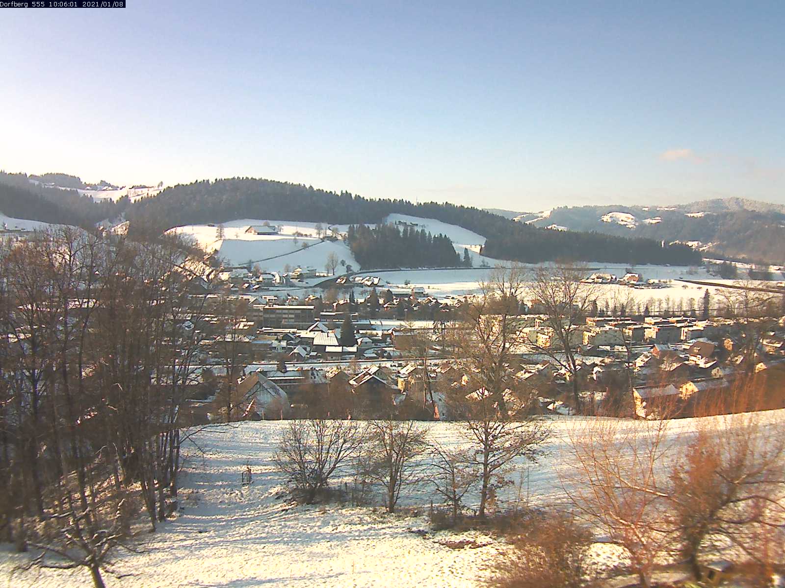 Webcam-Bild: Aussicht vom Dorfberg in Langnau 20210108-100601