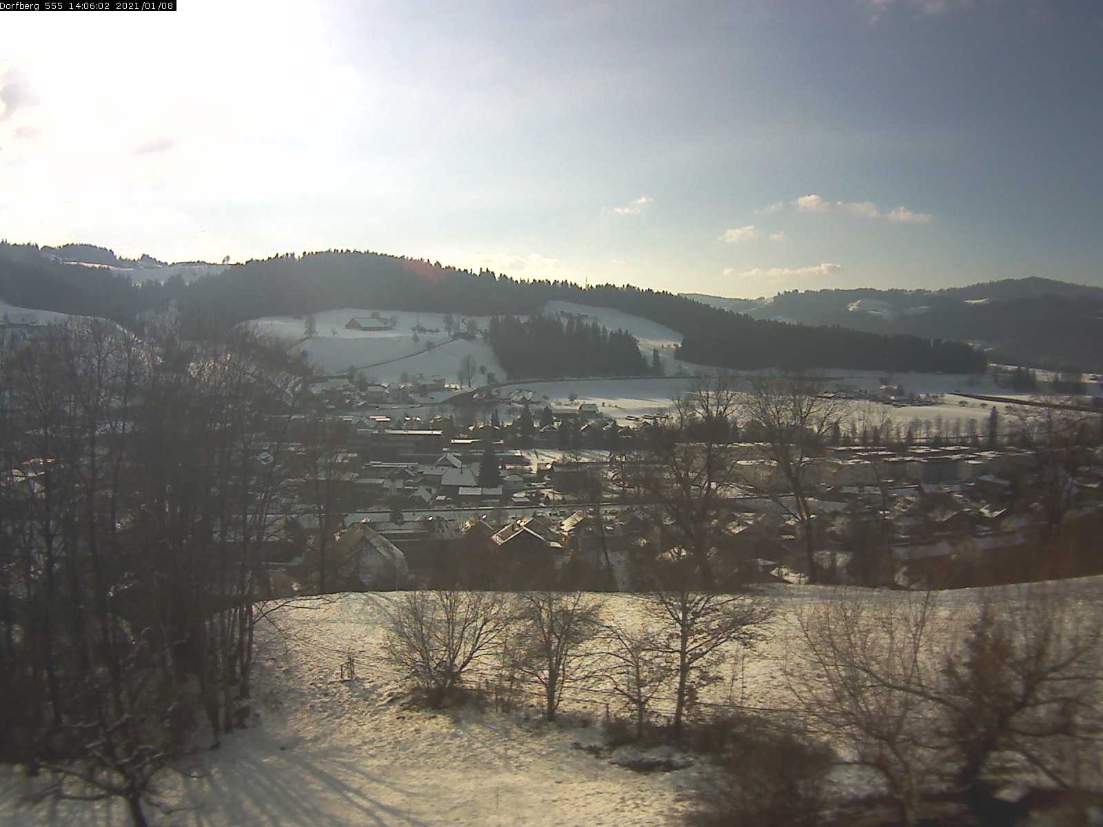 Webcam-Bild: Aussicht vom Dorfberg in Langnau 20210108-140601