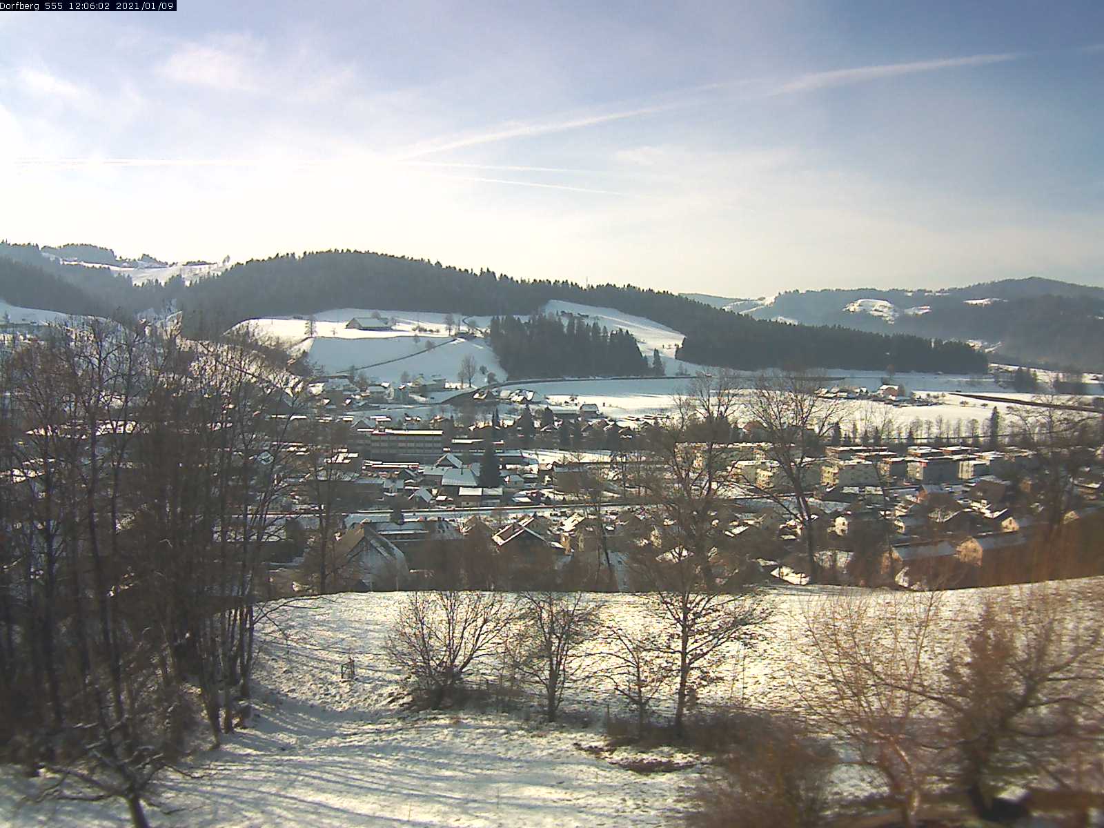 Webcam-Bild: Aussicht vom Dorfberg in Langnau 20210109-120601