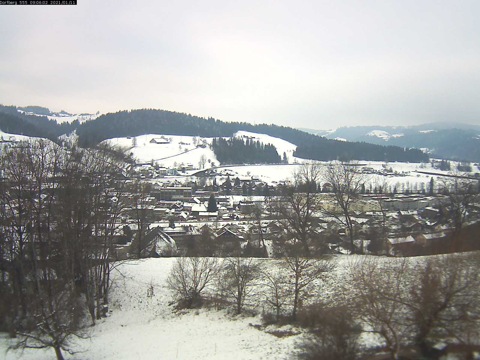 Webcam-Bild: Aussicht vom Dorfberg in Langnau 20210111-090601