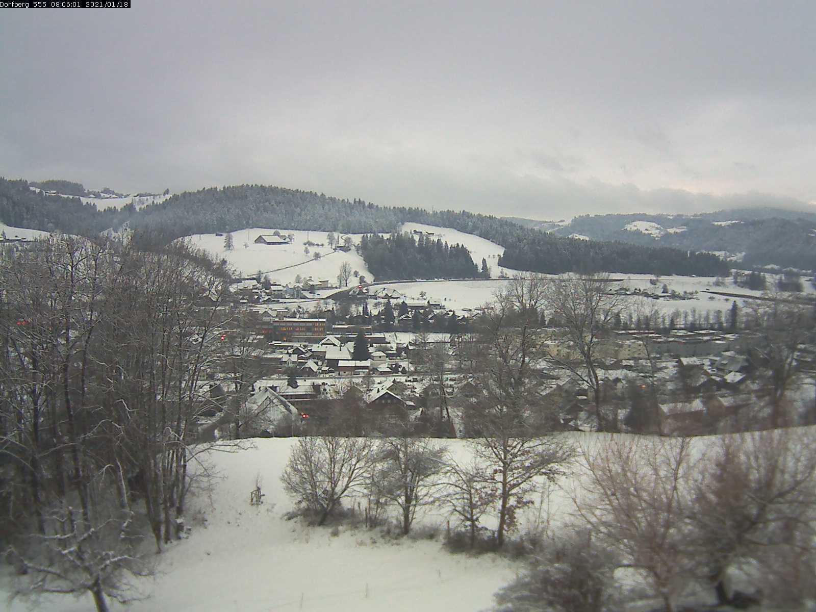 Webcam-Bild: Aussicht vom Dorfberg in Langnau 20210118-080601