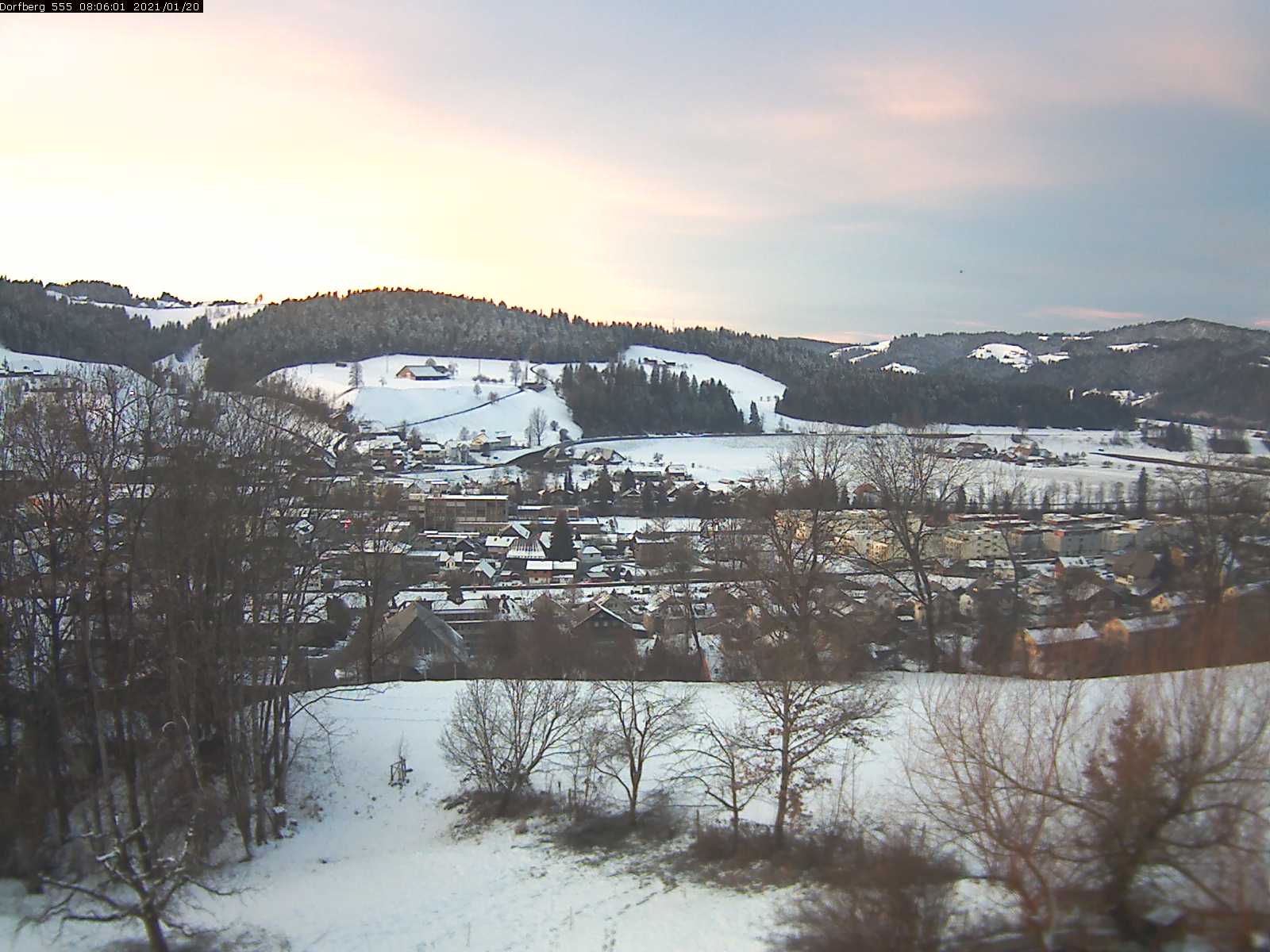 Webcam-Bild: Aussicht vom Dorfberg in Langnau 20210120-080601