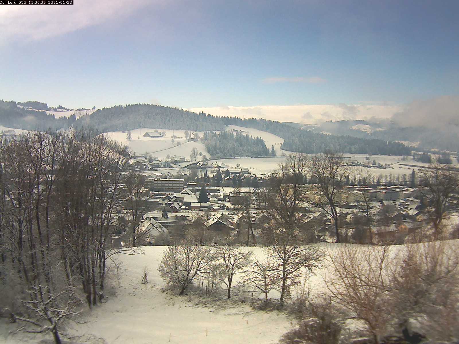 Webcam-Bild: Aussicht vom Dorfberg in Langnau 20210123-120601