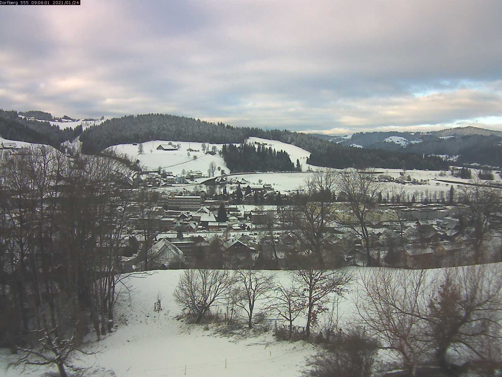 Webcam-Bild: Aussicht vom Dorfberg in Langnau 20210124-090601