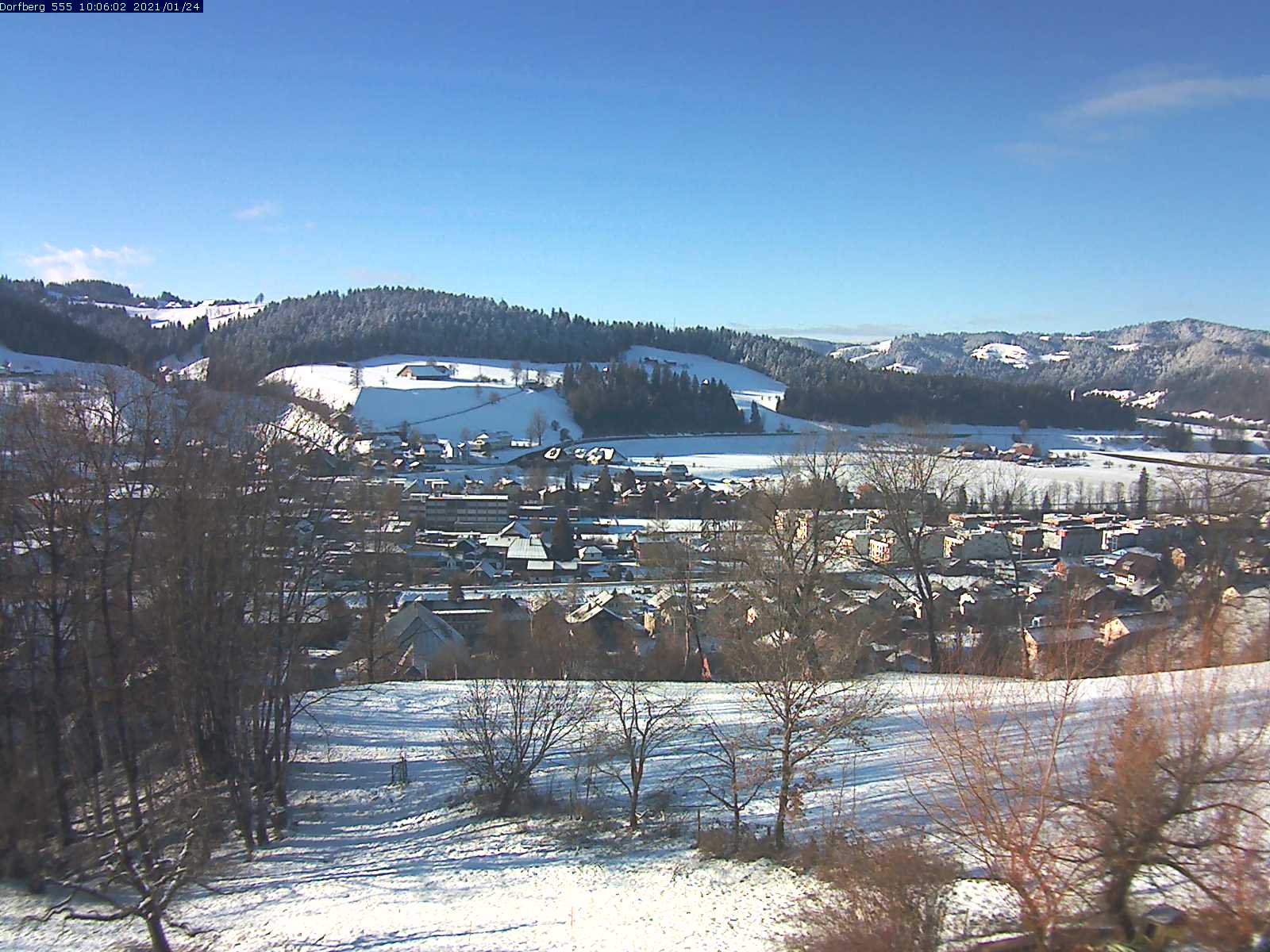 Webcam-Bild: Aussicht vom Dorfberg in Langnau 20210124-100601