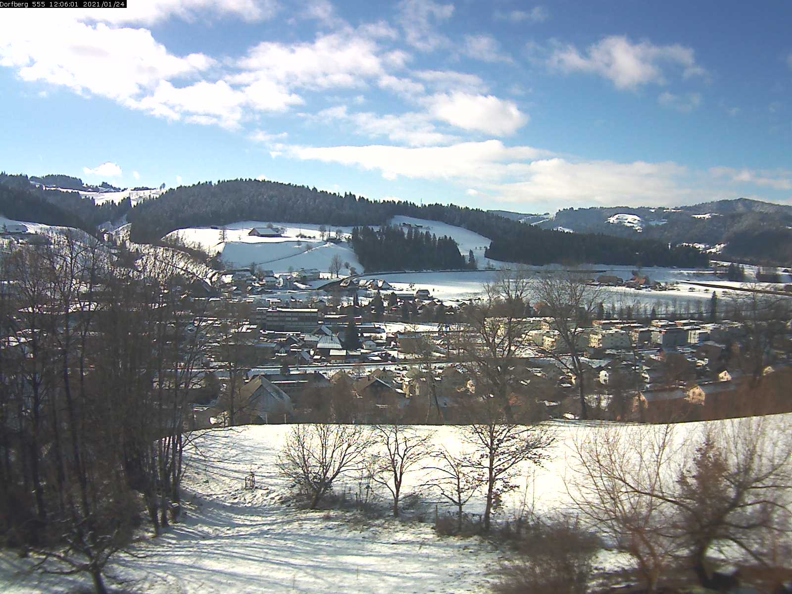 Webcam-Bild: Aussicht vom Dorfberg in Langnau 20210124-120601