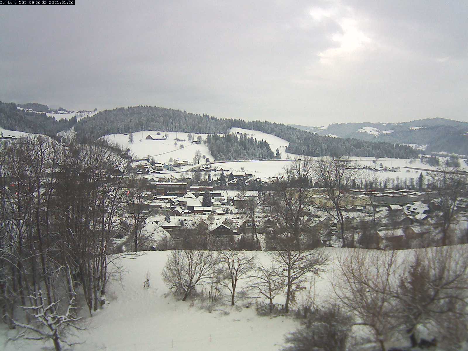 Webcam-Bild: Aussicht vom Dorfberg in Langnau 20210126-080601
