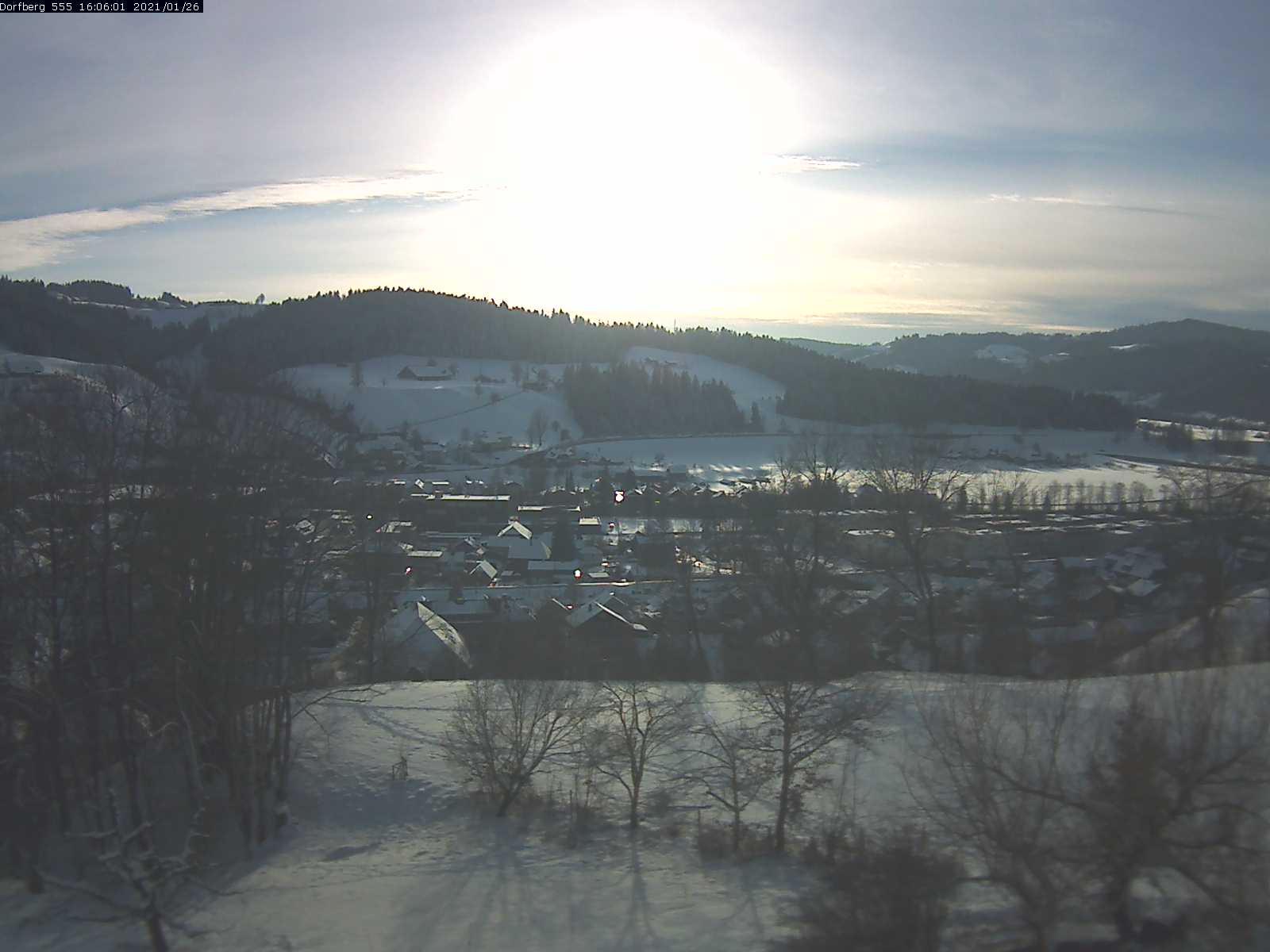 Webcam-Bild: Aussicht vom Dorfberg in Langnau 20210126-160601