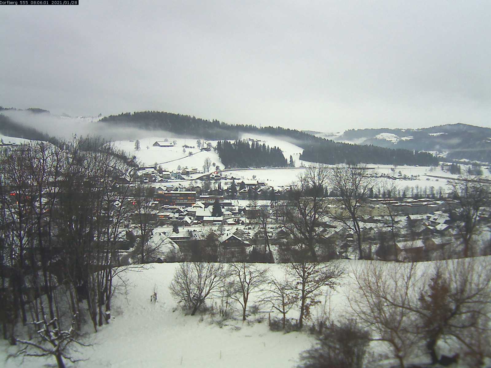 Webcam-Bild: Aussicht vom Dorfberg in Langnau 20210128-080601