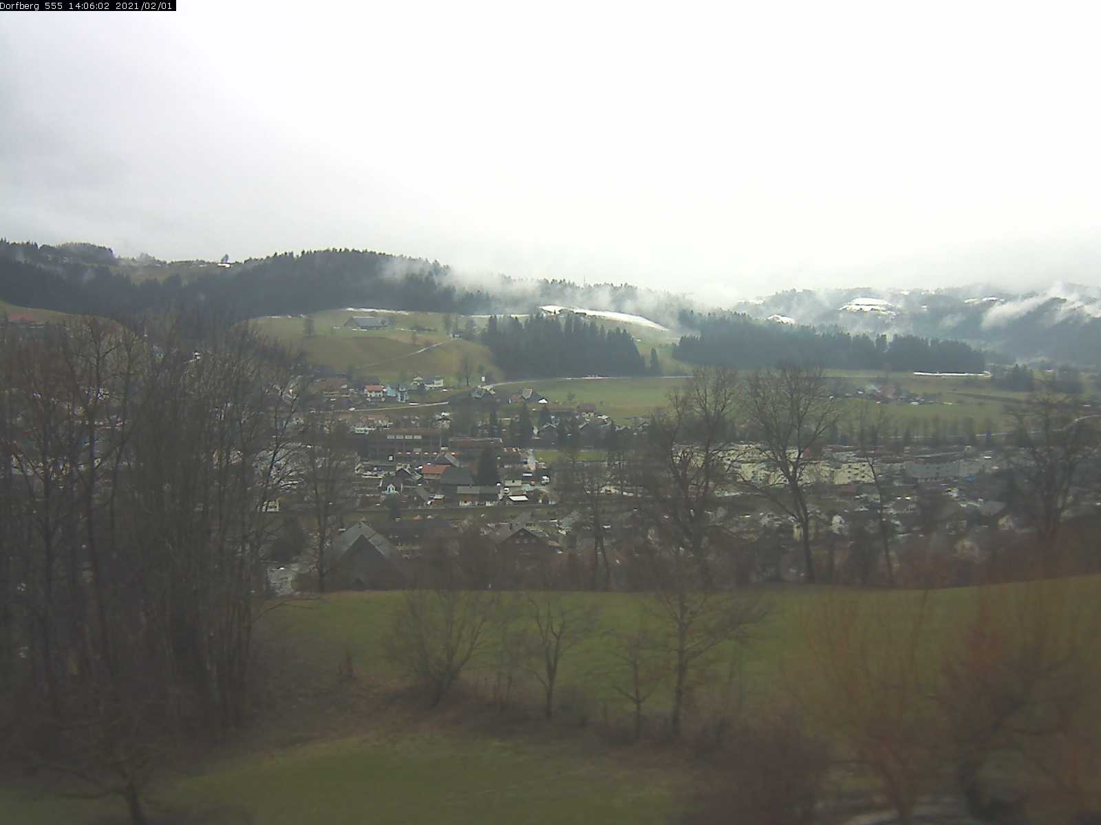 Webcam-Bild: Aussicht vom Dorfberg in Langnau 20210201-140601